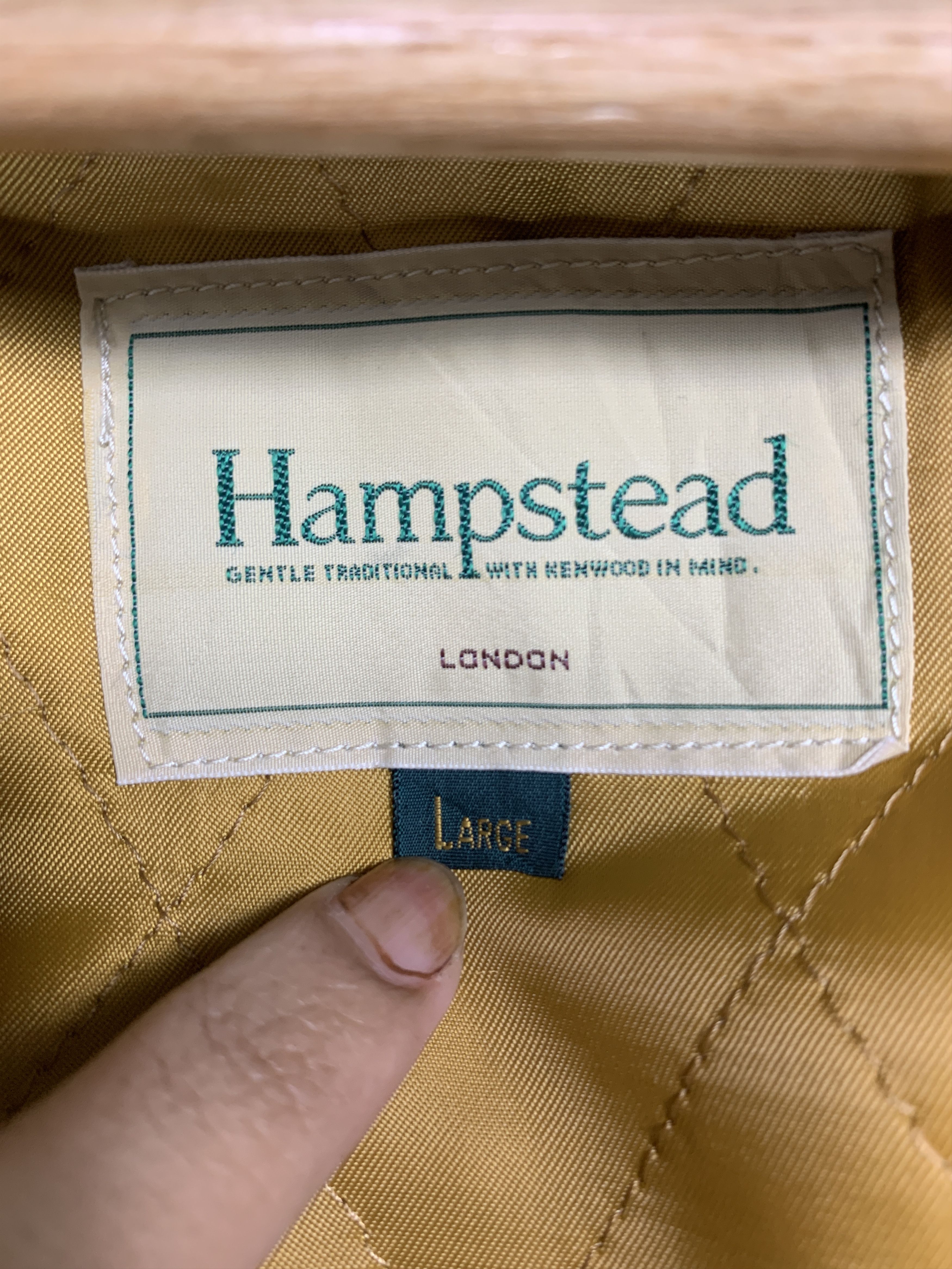 Japanese Brand Vintage Hampstead Parkas LONDON Quilted Lining Hoodie J0924 Size US L / EU 52-54 / 3 - 10 Thumbnail