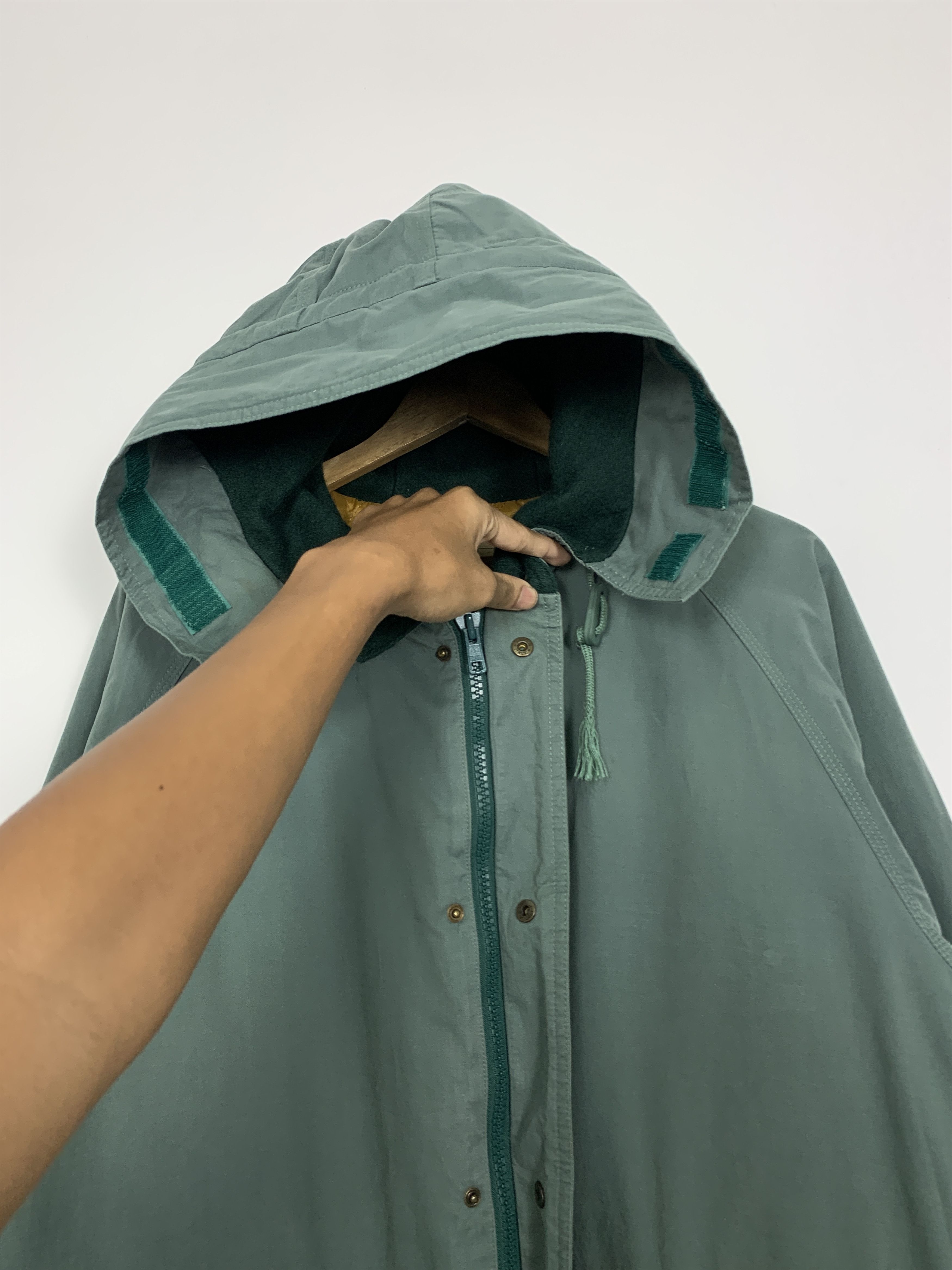 Japanese Brand Vintage Hampstead Parkas LONDON Quilted Lining Hoodie J0924 Size US L / EU 52-54 / 3 - 6 Thumbnail