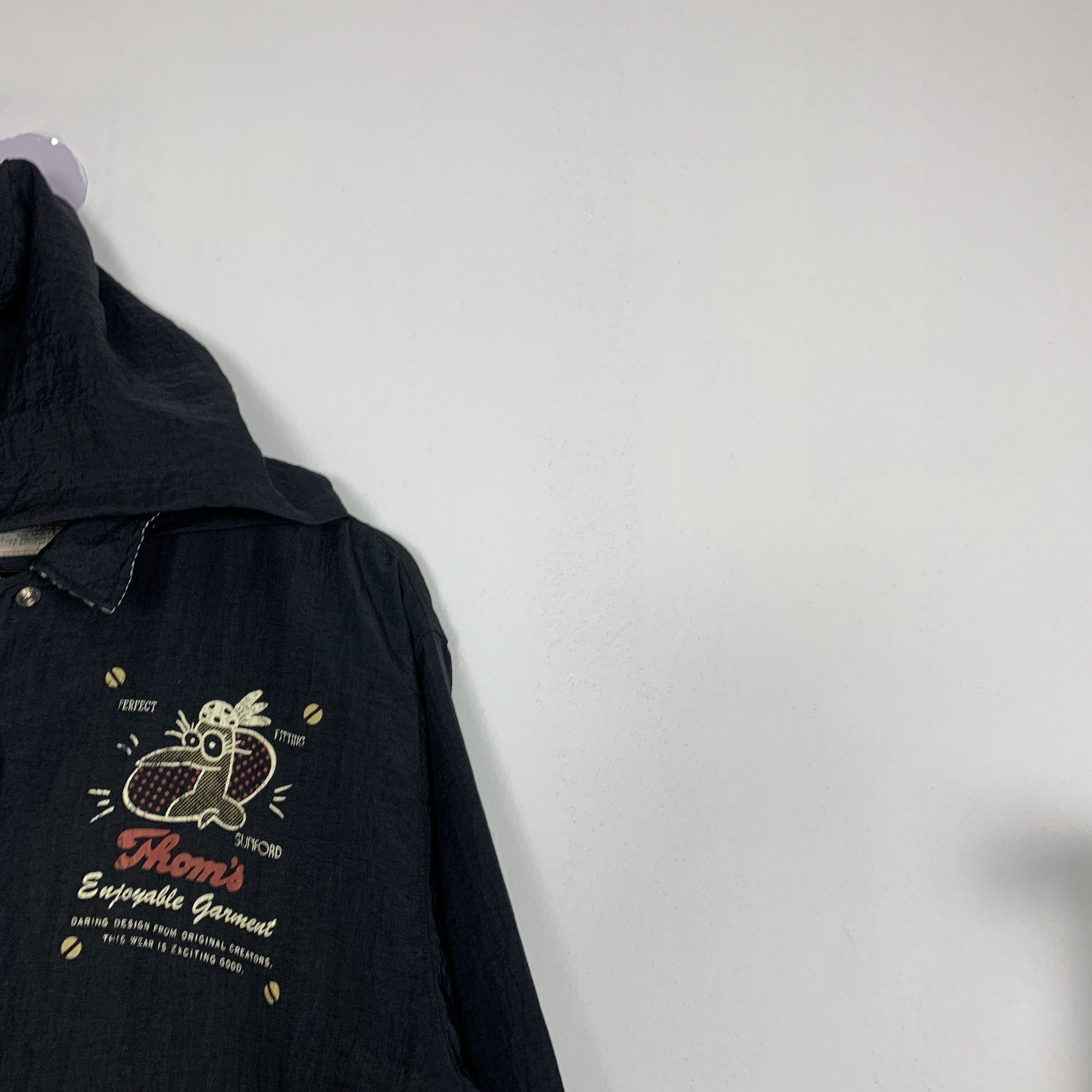Japanese Brand Vintage SUNFORD Quilted Lining Hoodie Long Jacket J0831 Size US M / EU 48-50 / 2 - 4 Thumbnail
