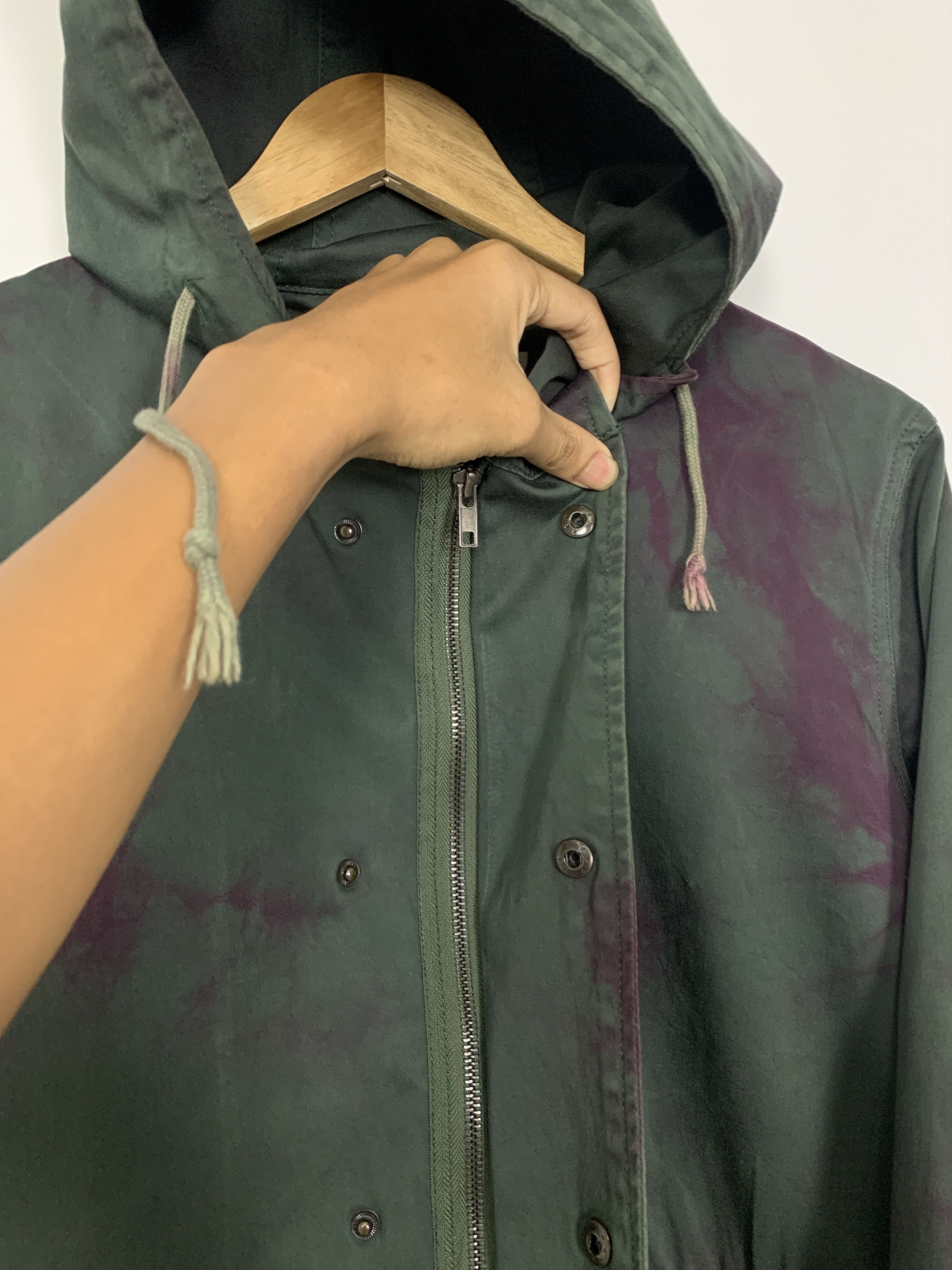 Japanese Brand Vintage Harlen Rounge Hoodie Long Jacket J0918 Size US S / EU 44-46 / 1 - 6 Thumbnail