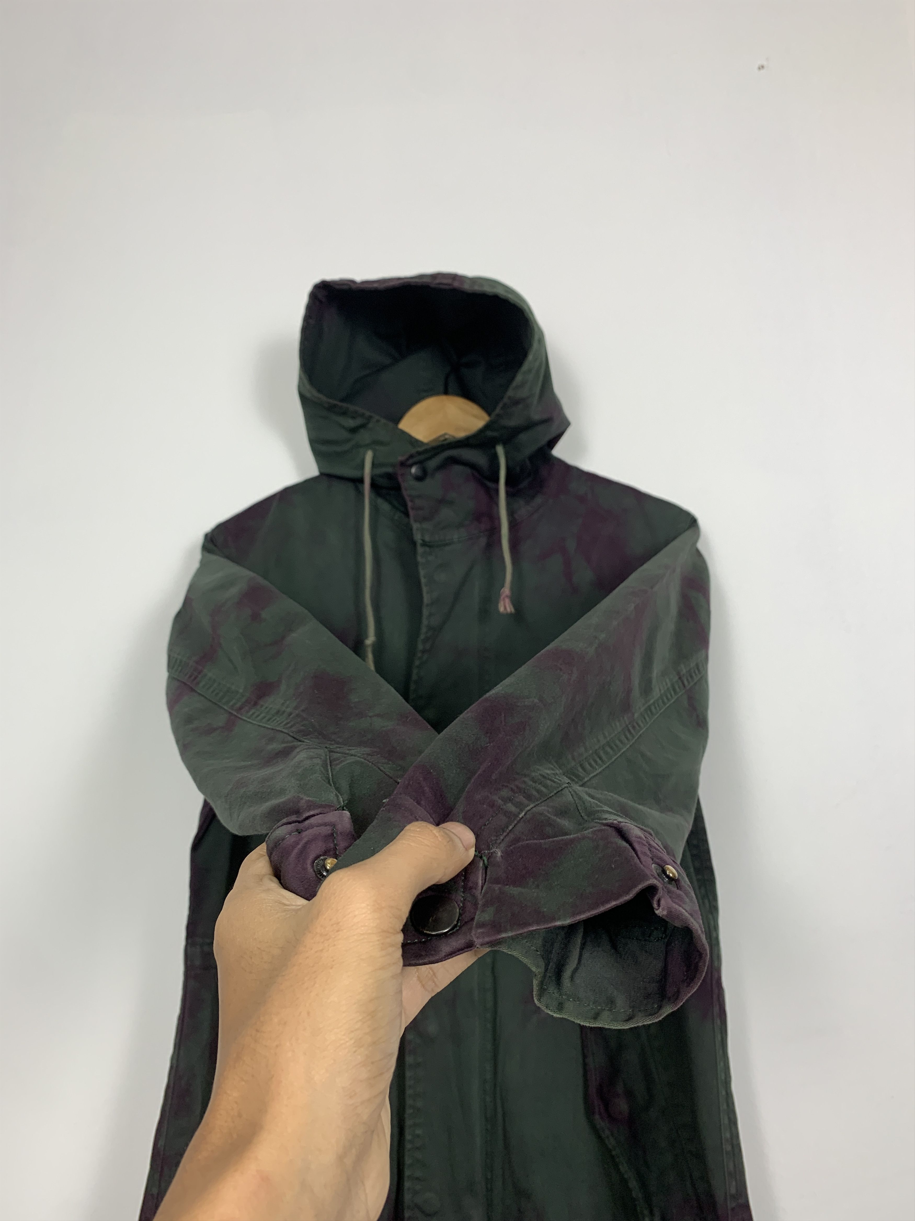 Japanese Brand Vintage Harlen Rounge Hoodie Long Jacket J0918 Size US S / EU 44-46 / 1 - 7 Thumbnail