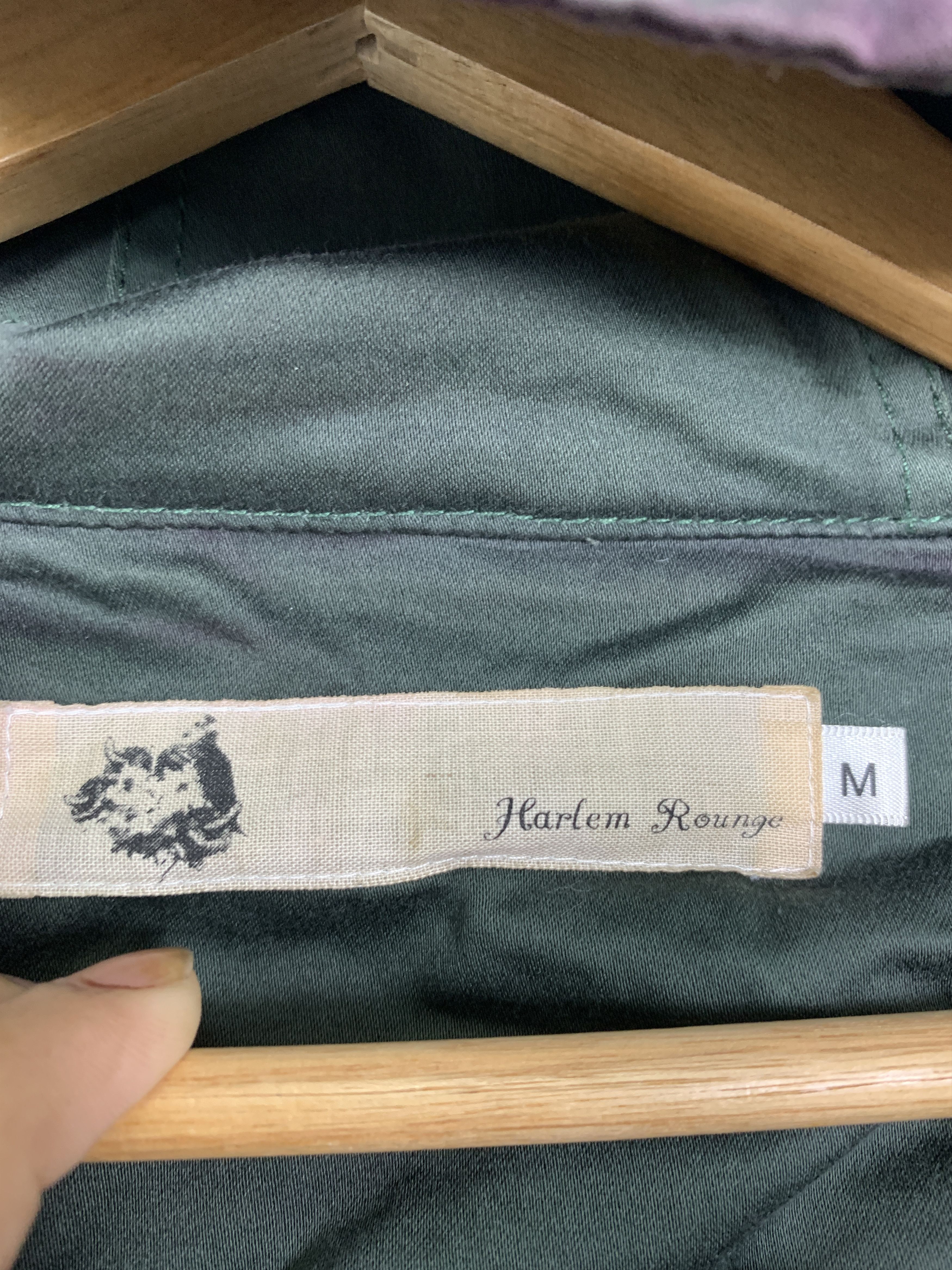 Japanese Brand Vintage Harlen Rounge Hoodie Long Jacket J0918 Size US S / EU 44-46 / 1 - 9 Thumbnail