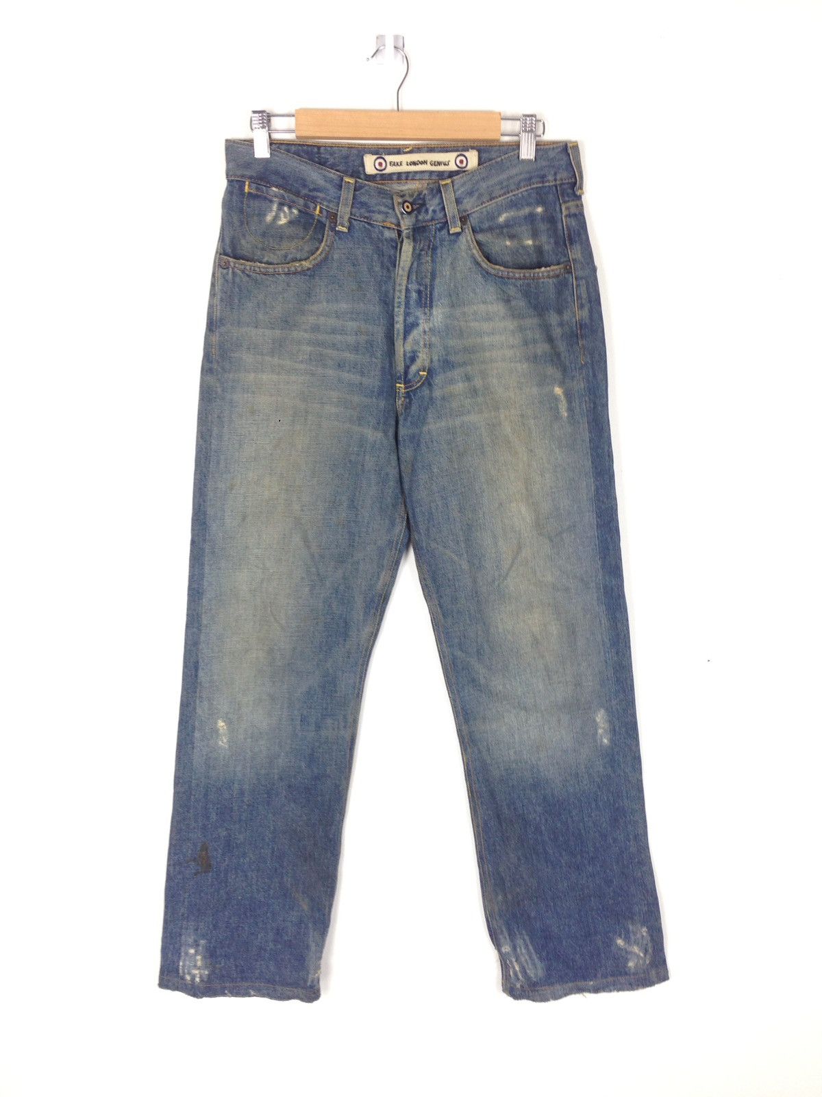 Fake London Genius Fake London Genius Made In Italy Denime Jeans Size US 32 / EU 48 - 2 Thumbnail