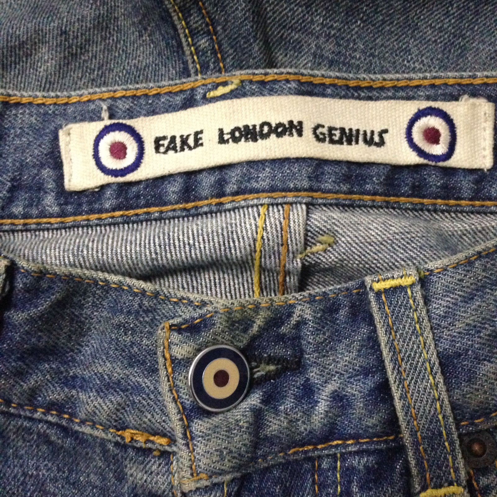 Fake London Genius Fake London Genius Made In Italy Denime Jeans Size US 32 / EU 48 - 4 Thumbnail