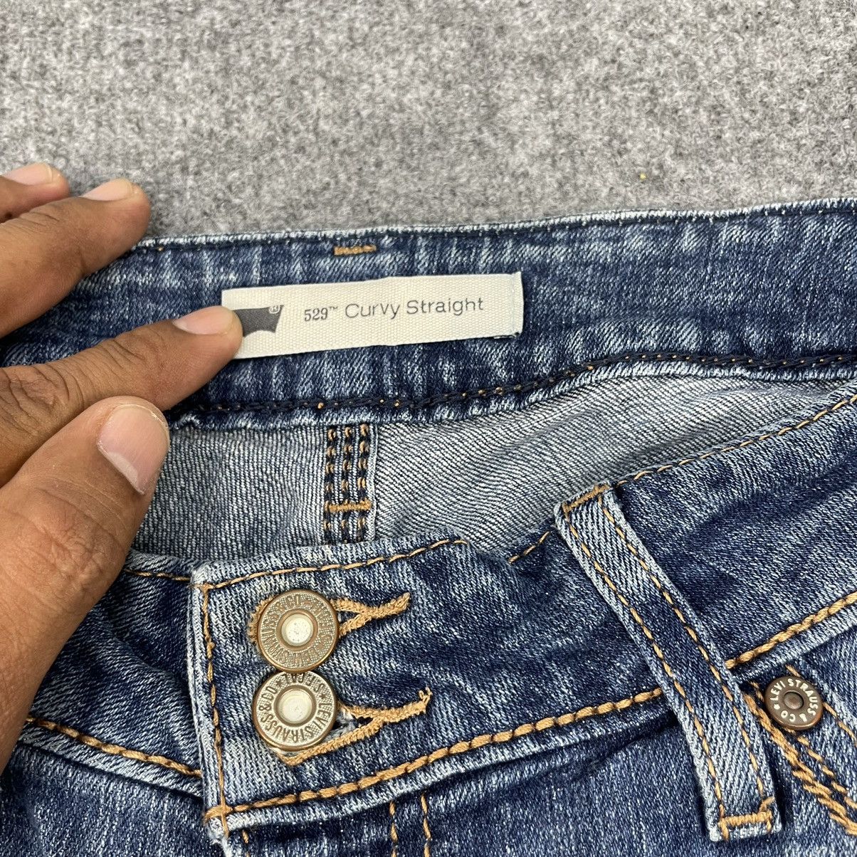 Levi's × Vintage Vintage Levi's 529 Distressed Curvy Straight -wc054 Size US 31 - 6 Thumbnail