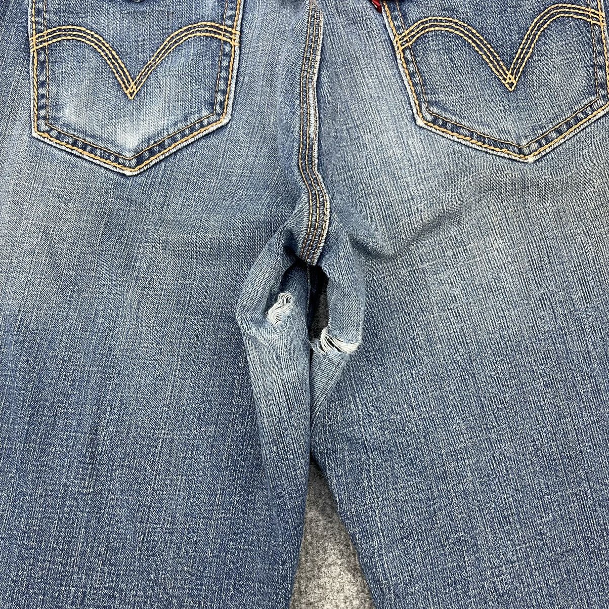 Levi's × Vintage Vintage Levi's 529 Distressed Curvy Straight -wc054 Size US 31 - 8 Thumbnail