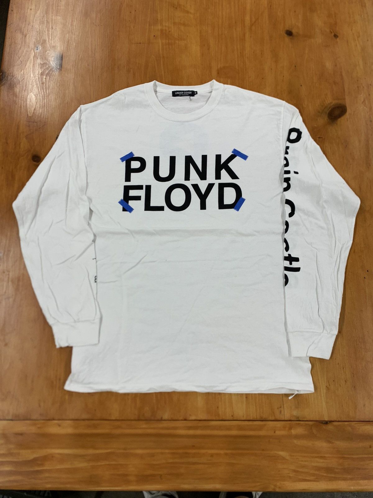 Pre-owned Undercover Punk Floyd Brain Castle Longsleeve In White