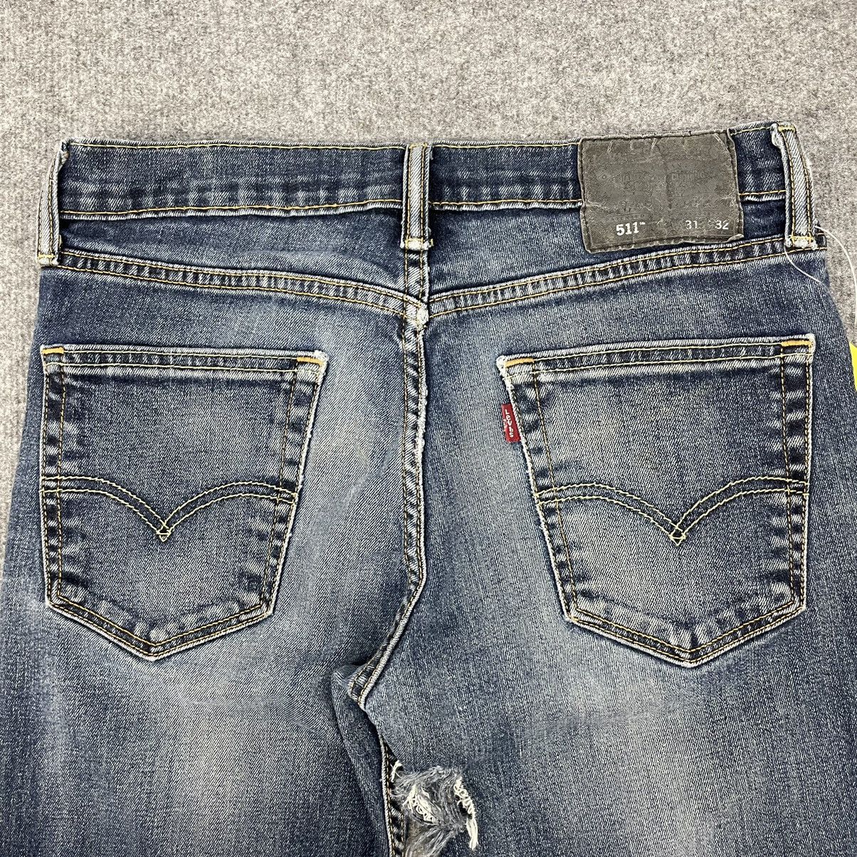 Levi's × Vintage Vintage Levi's 511 Distressed Denim -wc049 Size US 30 / EU 46 - 9 Thumbnail
