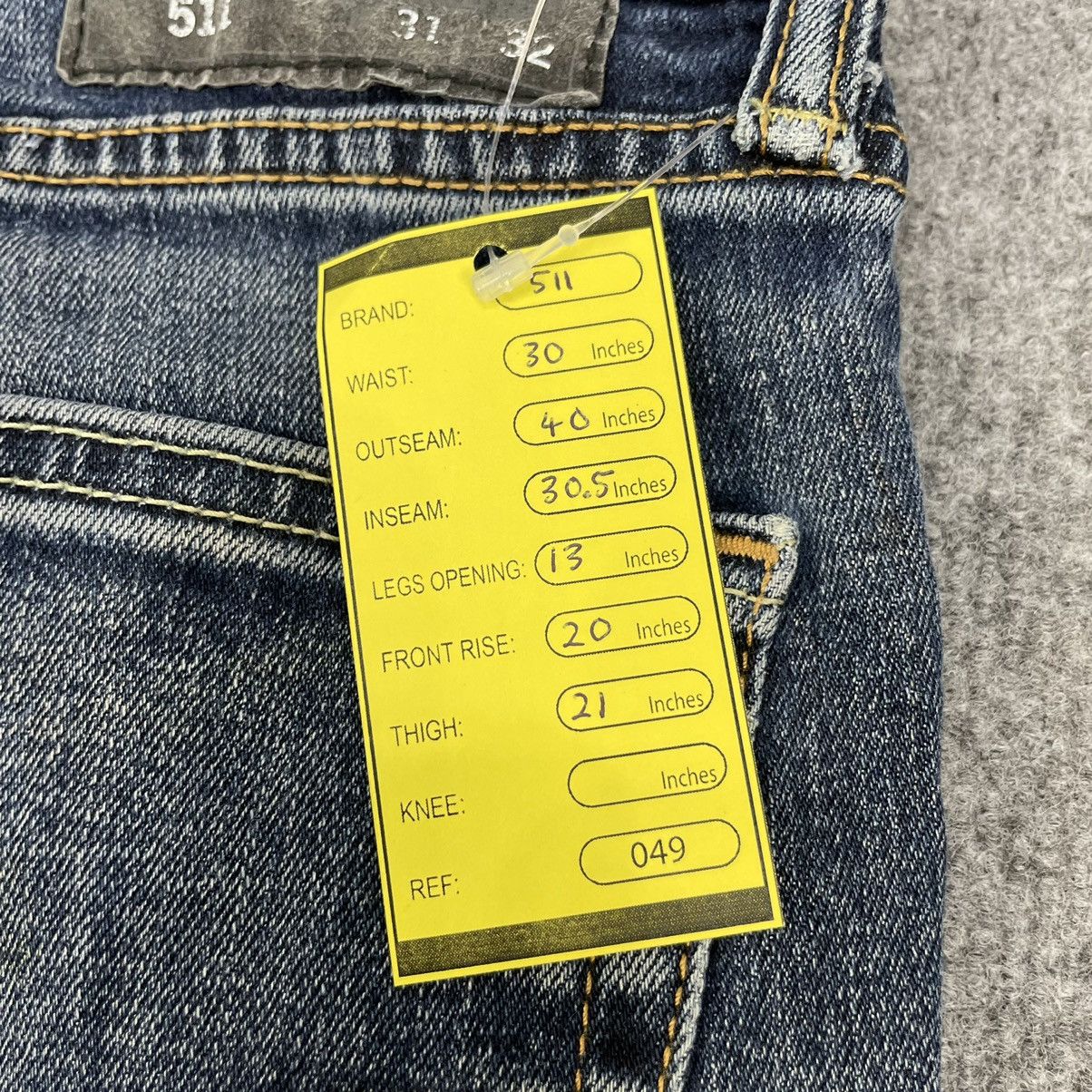 Levi's × Vintage Vintage Levi's 511 Distressed Denim -wc049 Size US 30 / EU 46 - 10 Thumbnail