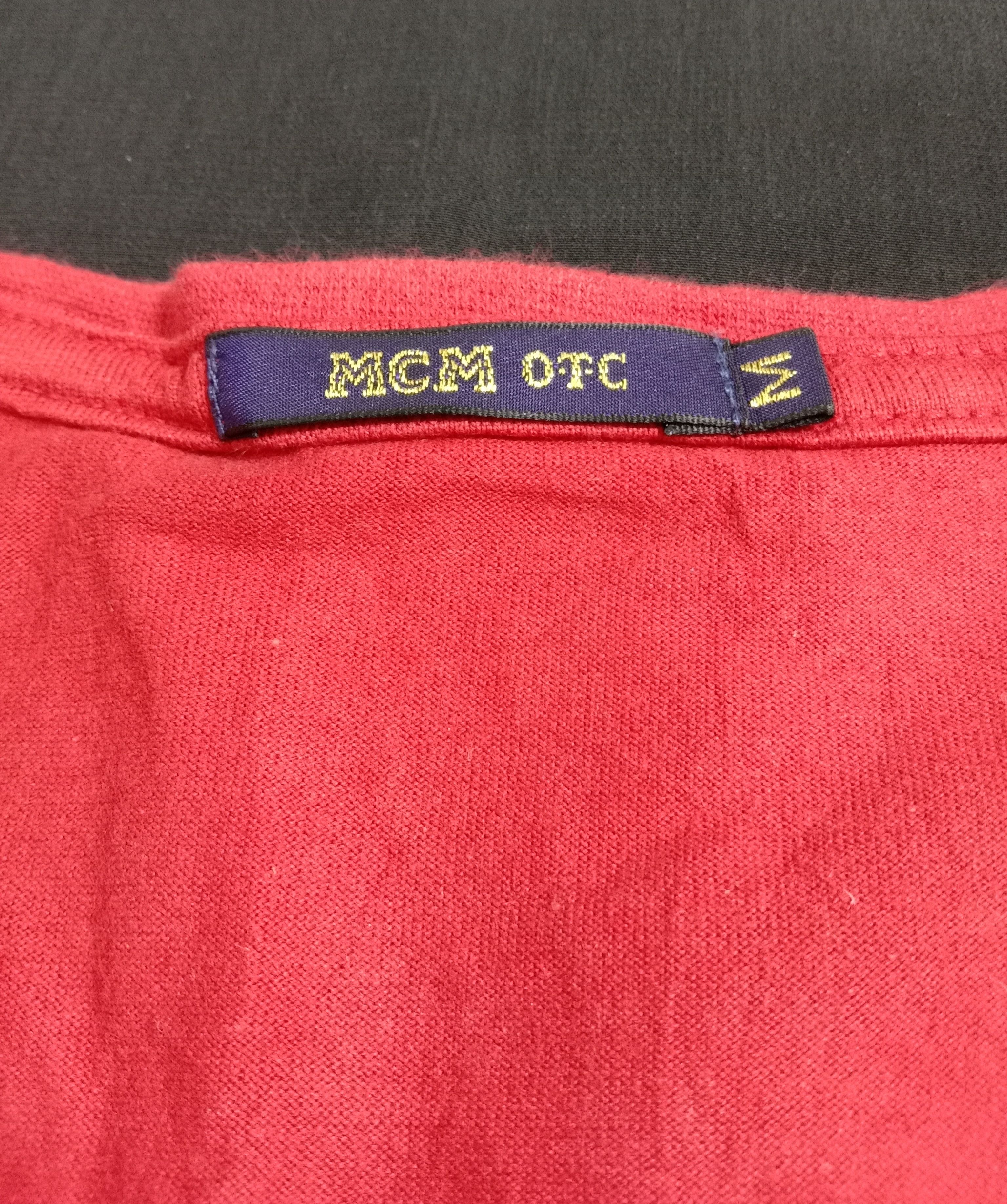 Designer × MCM MCM O.T.C Red Color Tee Size XS / US 0-2 / IT 36-38 - 4 Thumbnail