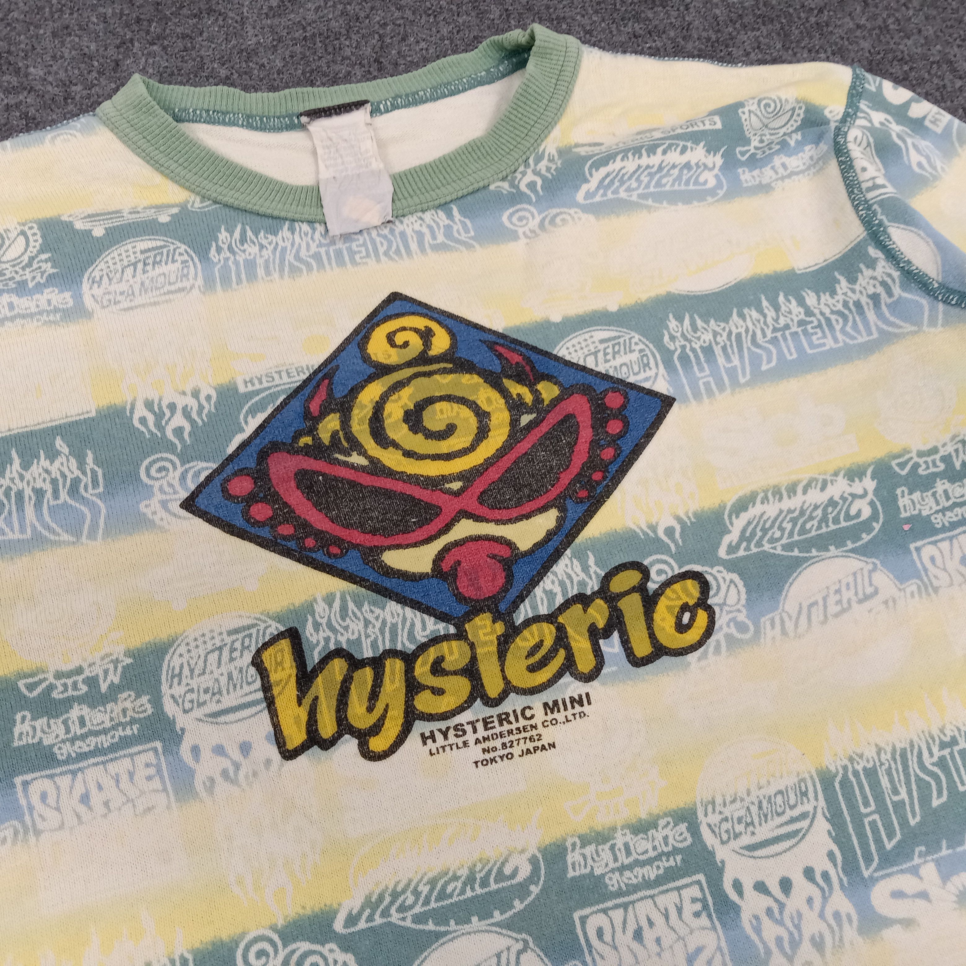 Hysteric Glamour × Japanese Brand × Vintage Hysteric Glamour Mini Striped Long Sleeve Tshirt Size US XS / EU 42 / 0 - 2 Thumbnail
