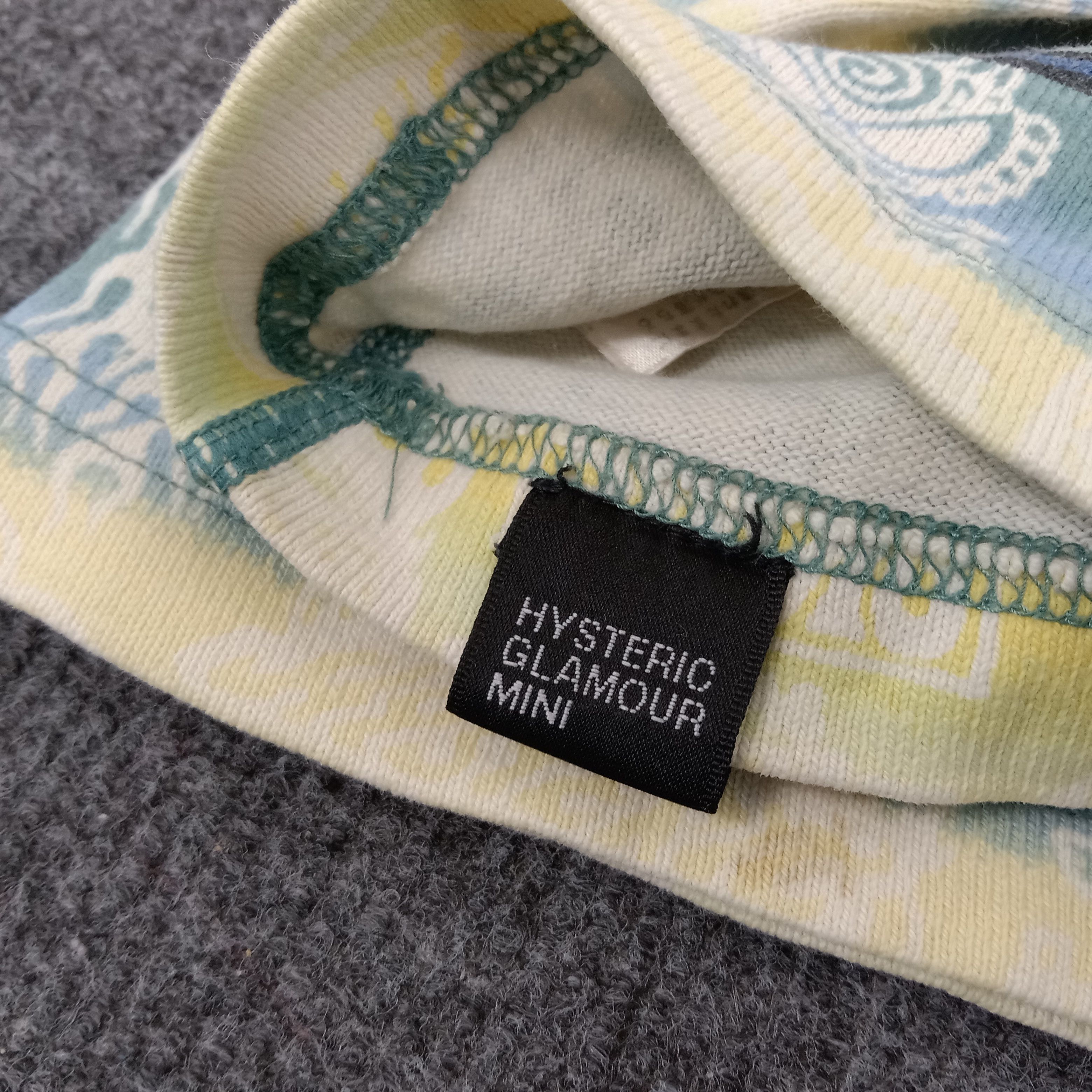 Hysteric Glamour × Japanese Brand × Vintage Hysteric Glamour Mini Striped Long Sleeve Tshirt Size US XS / EU 42 / 0 - 10 Thumbnail