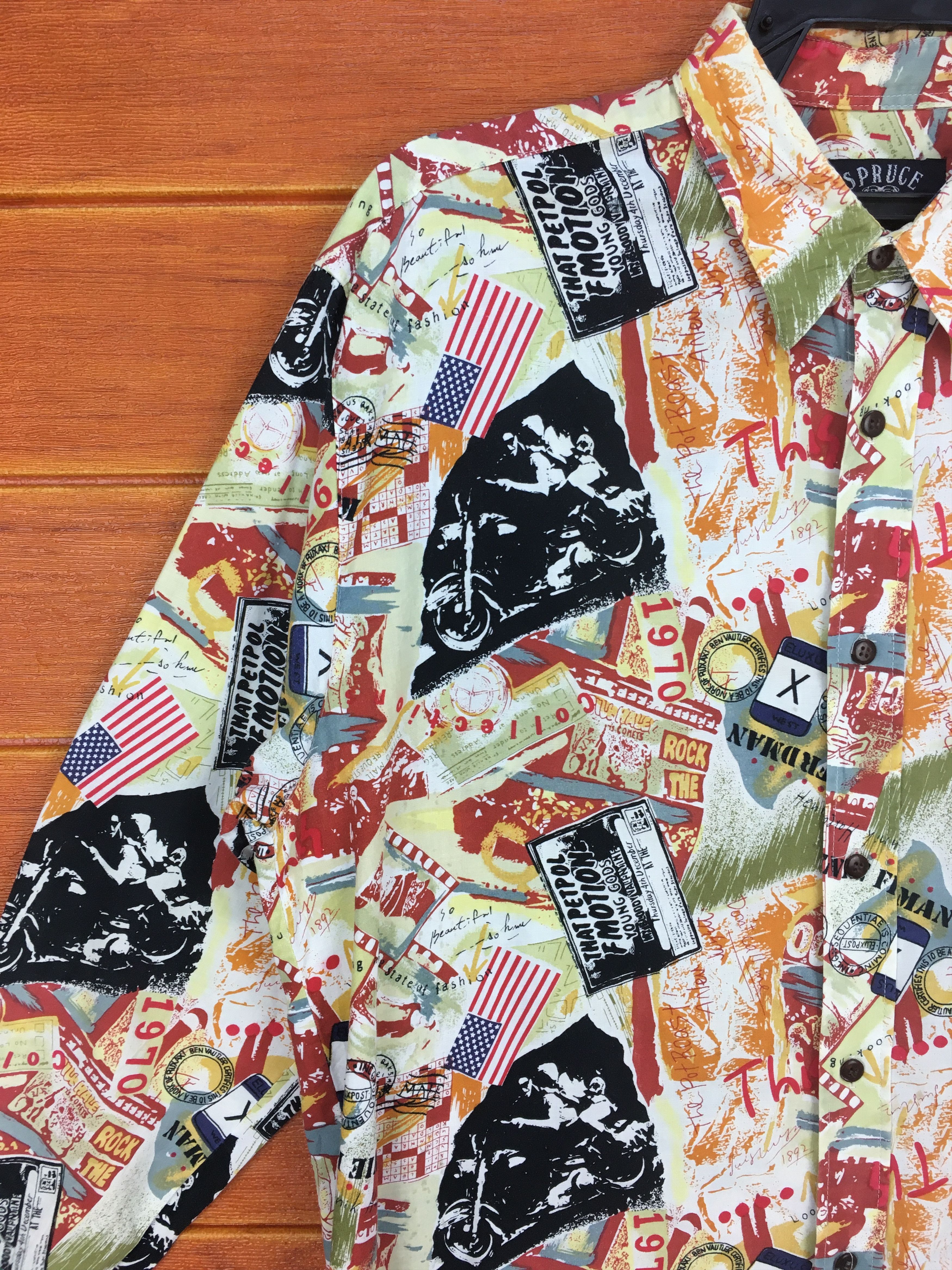 Hysteric Glamour Vintage SPRUCE Long Sleeve Button Up Shirt Size US M / EU 48-50 / 2 - 3 Thumbnail