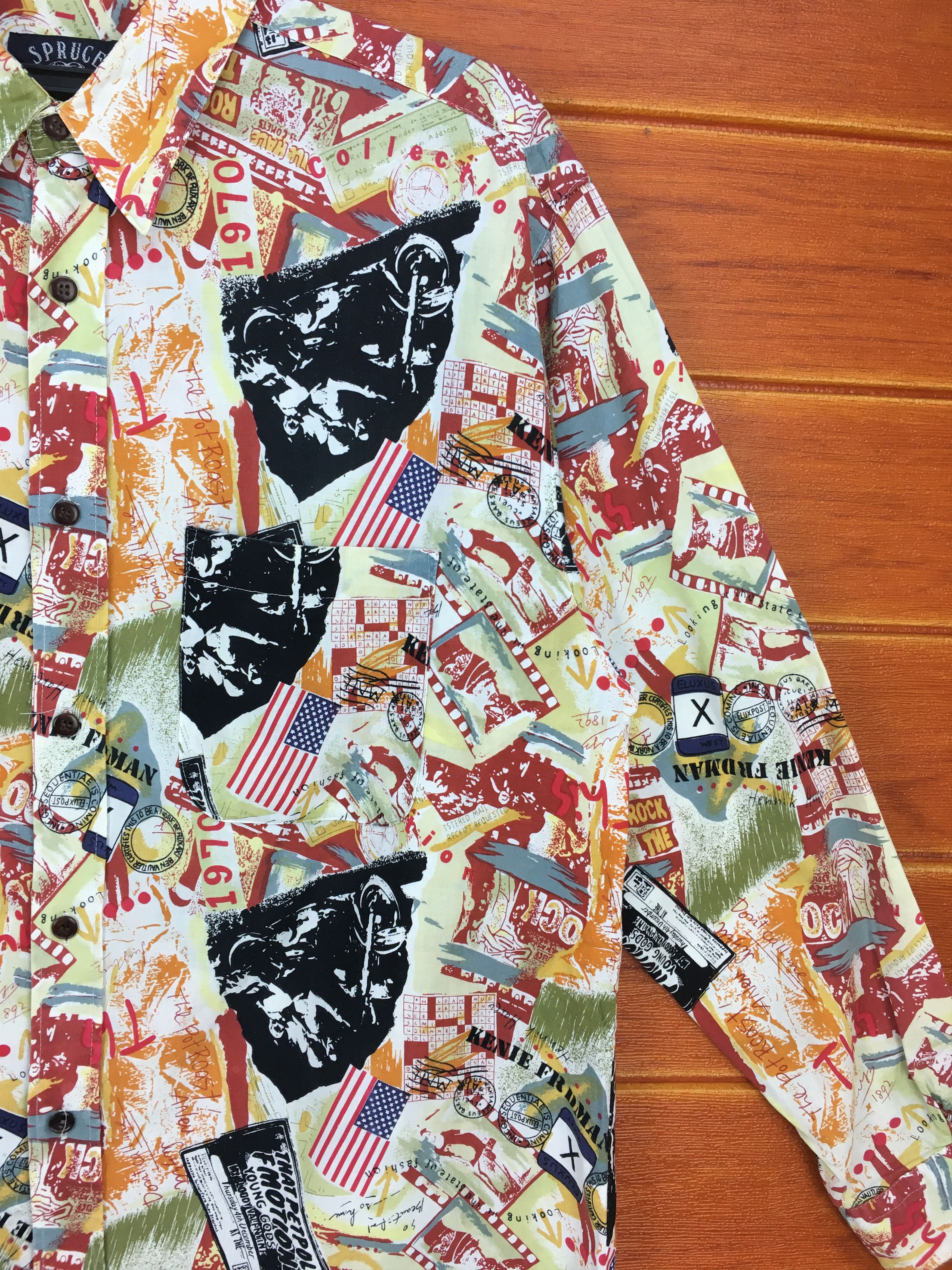 Hysteric Glamour Vintage SPRUCE Long Sleeve Button Up Shirt Size US M / EU 48-50 / 2 - 6 Thumbnail