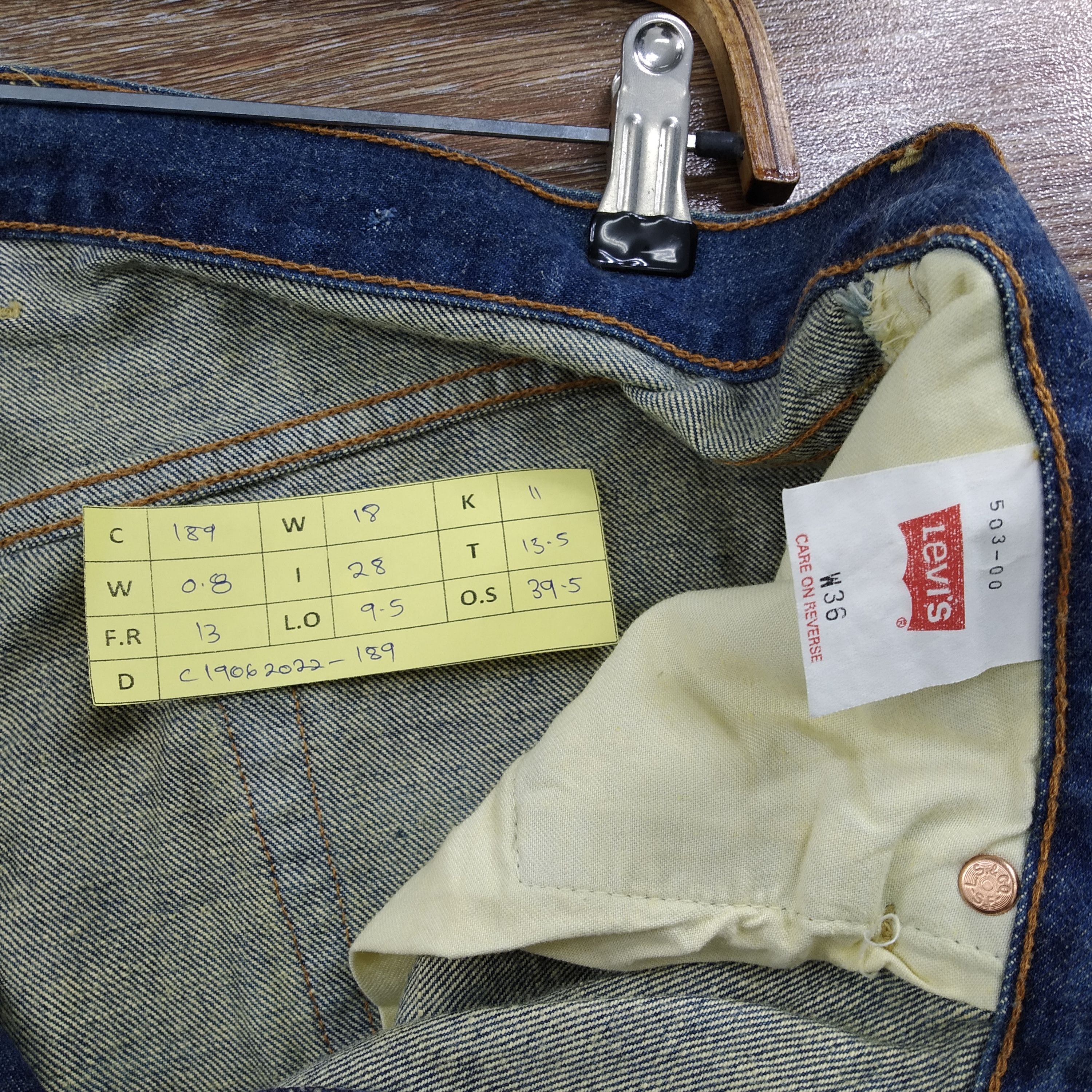 Levi's Levi's 503 Acid Wash Pattern Baggy Denim Jeans Size US 36 / EU 52 - 16 Preview