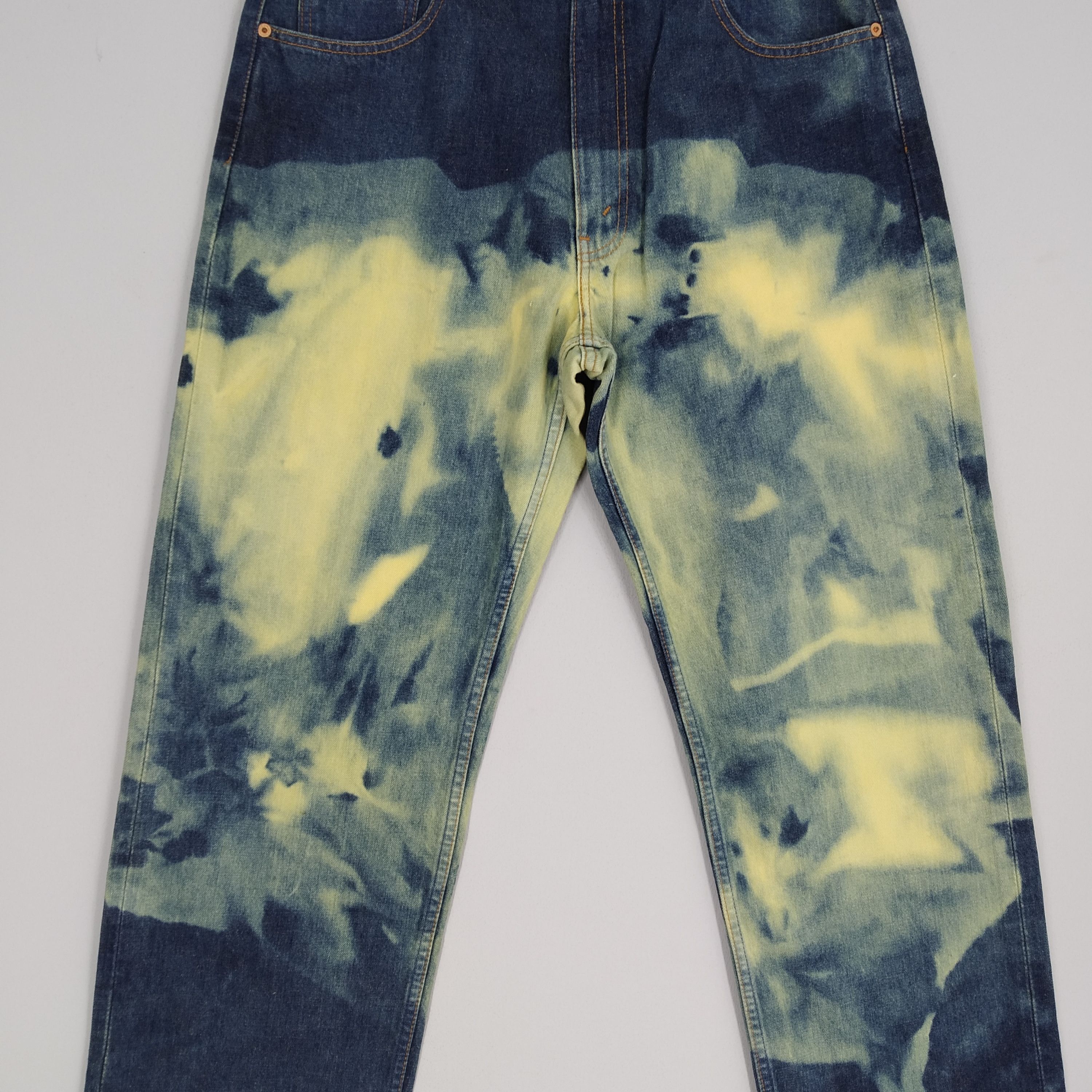 Levi's Levi's 503 Acid Wash Pattern Baggy Denim Jeans Size US 36 / EU 52 - 3 Thumbnail