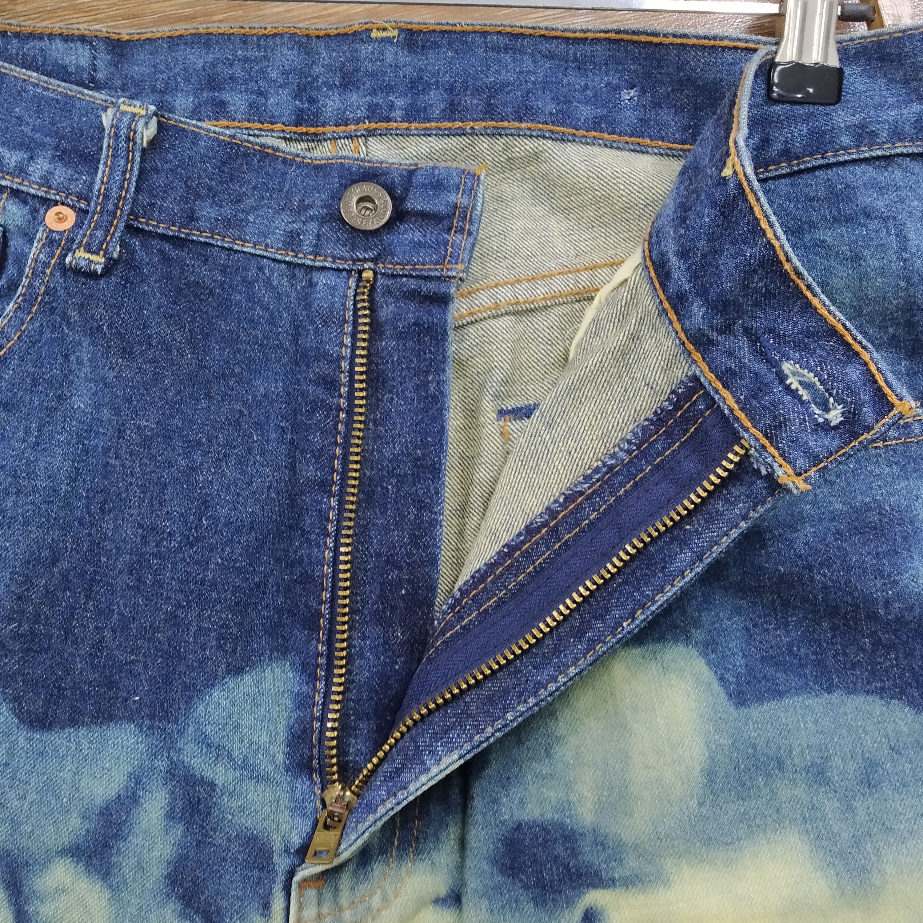 Levi's Levi's 503 Acid Wash Pattern Baggy Denim Jeans Size US 36 / EU 52 - 13 Thumbnail