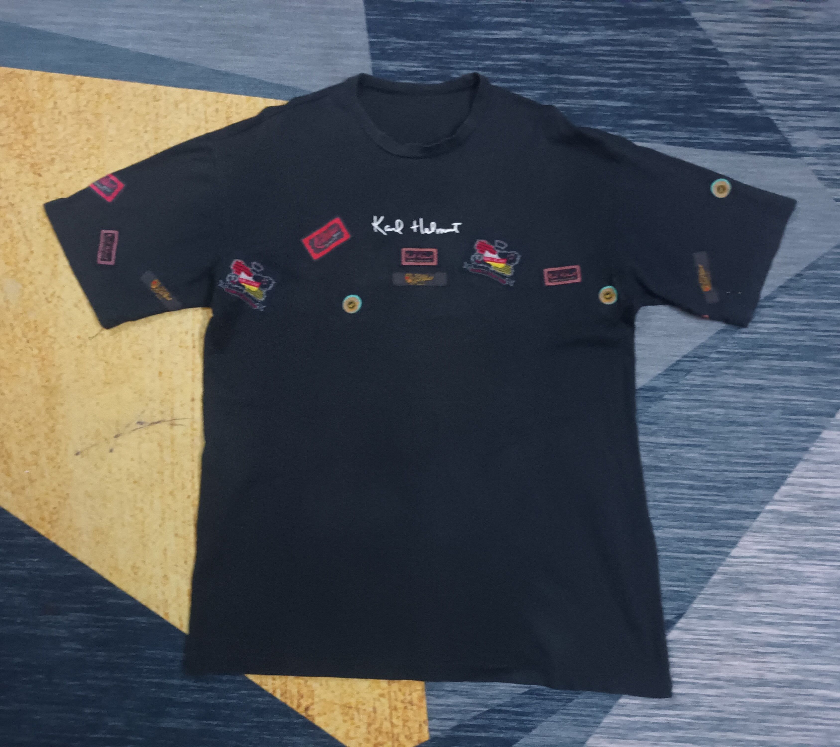 Karl Helmut 🔥 KARL HELMUT SHORT SLEEVE SHIRT 🔥 Size US M / EU 48-50 / 2 - 1 Thumbnail