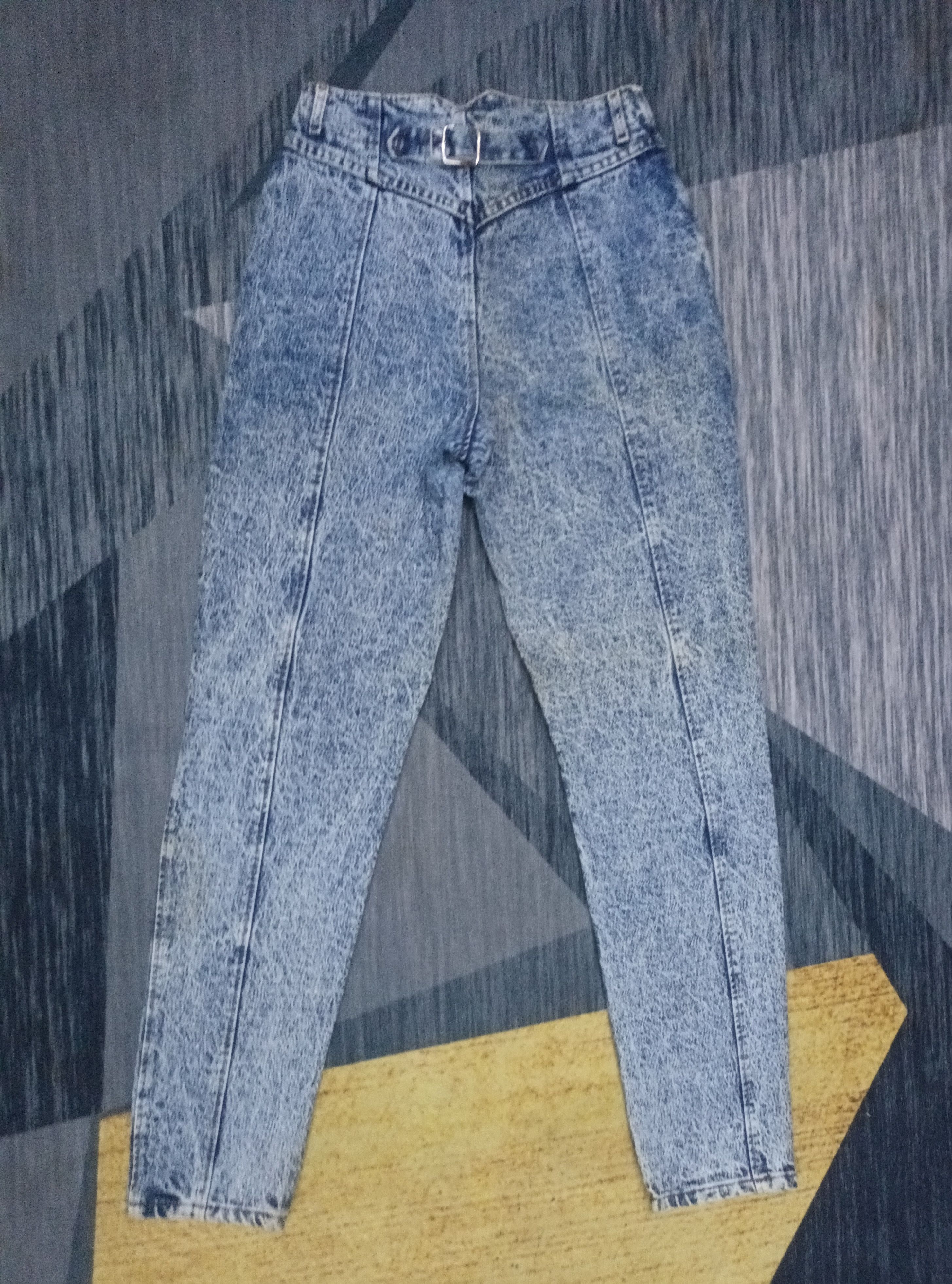 Lee 🔥 LEE ACID WASH DENIM PANTS MADE IN USA 🔥 Size 25" / US 0 / IT 36 - 2 Thumbnail