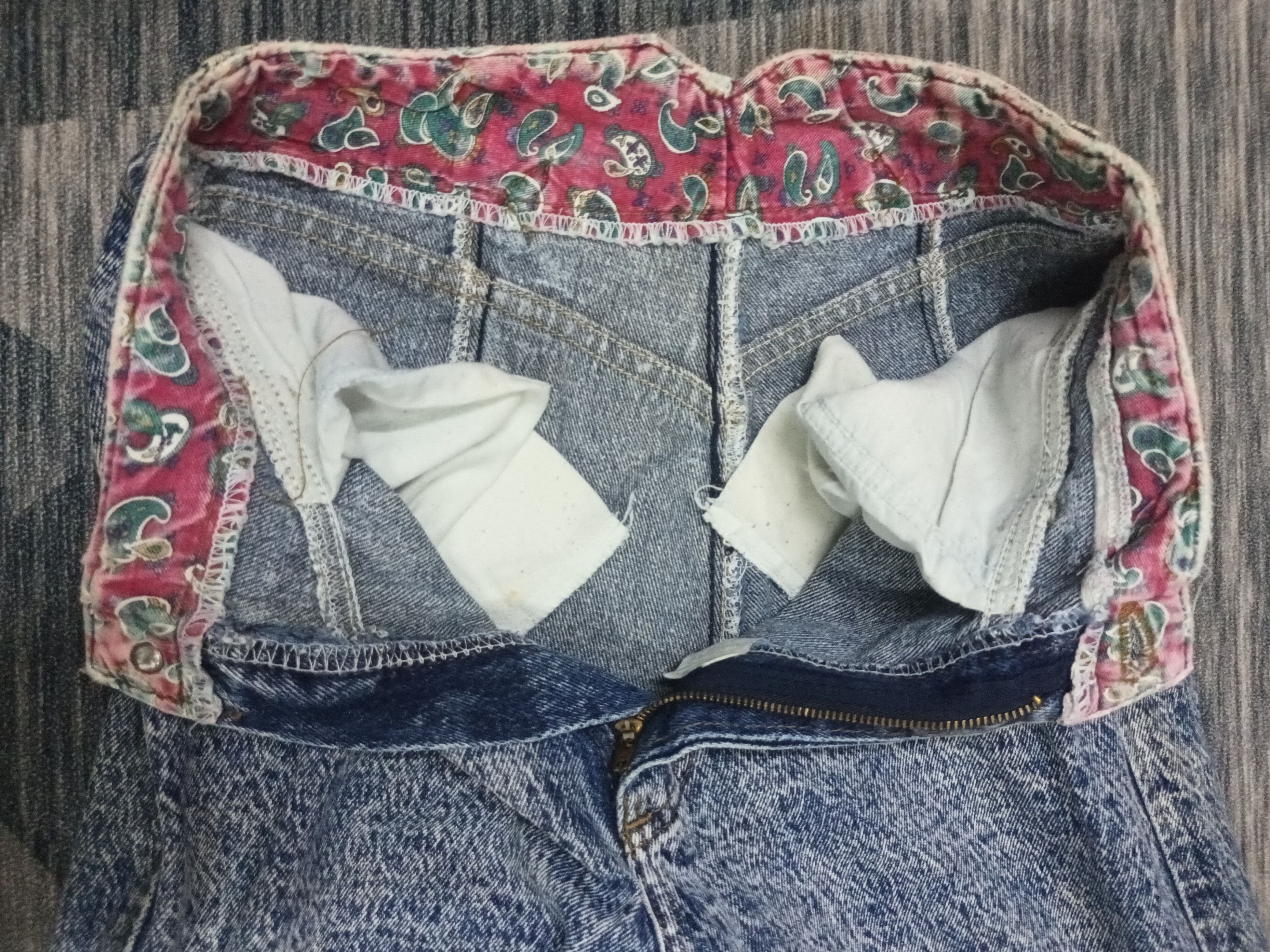 Lee 🔥 LEE ACID WASH DENIM PANTS MADE IN USA 🔥 Size 25" / US 0 / IT 36 - 7 Thumbnail