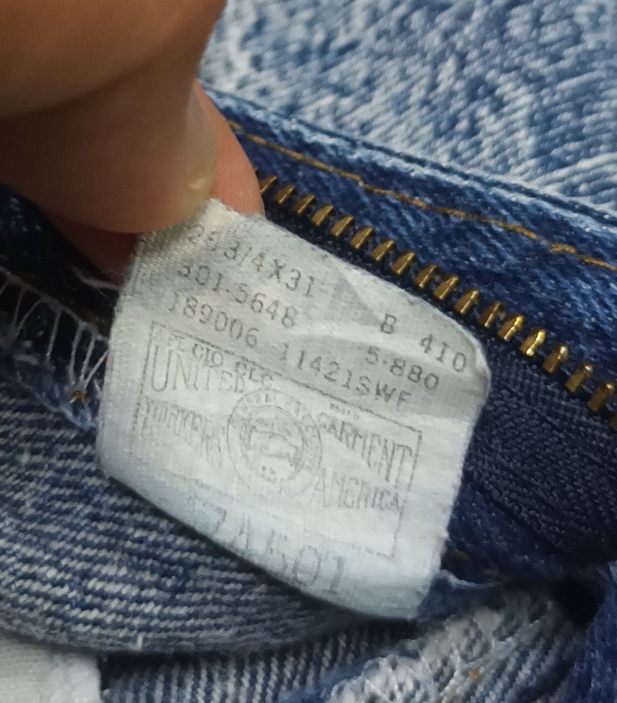 Lee 🔥 LEE ACID WASH DENIM PANTS MADE IN USA 🔥 Size 25" / US 0 / IT 36 - 5 Thumbnail