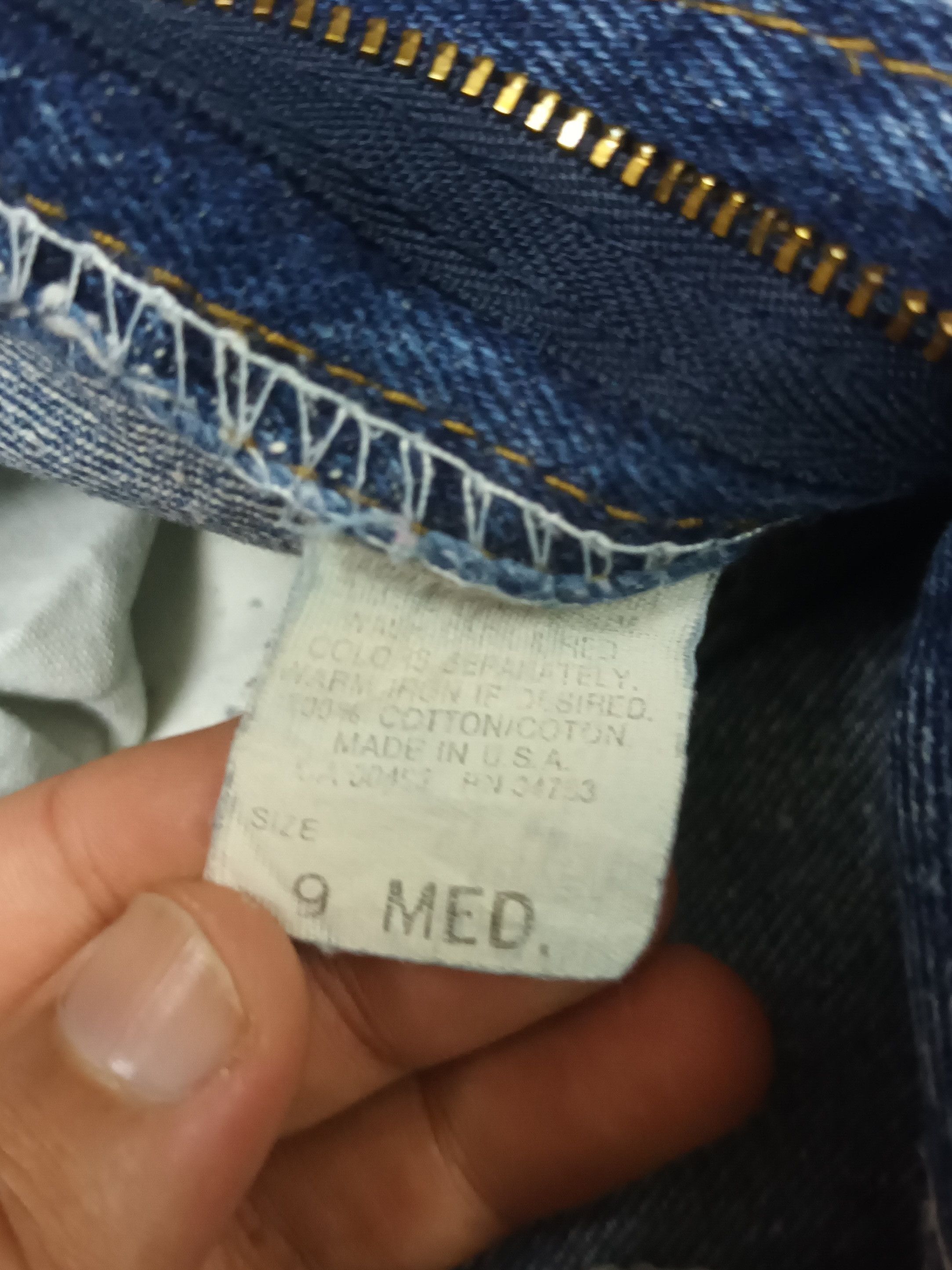 Lee 🔥 LEE ACID WASH DENIM PANTS MADE IN USA 🔥 Size 25" / US 0 / IT 36 - 4 Thumbnail