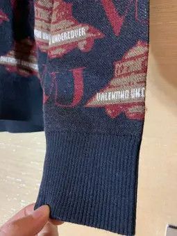 Undercover × Valentino UFO Logo Knitwear in Navy Base Size US L / EU 52-54 / 3 - 10 Thumbnail