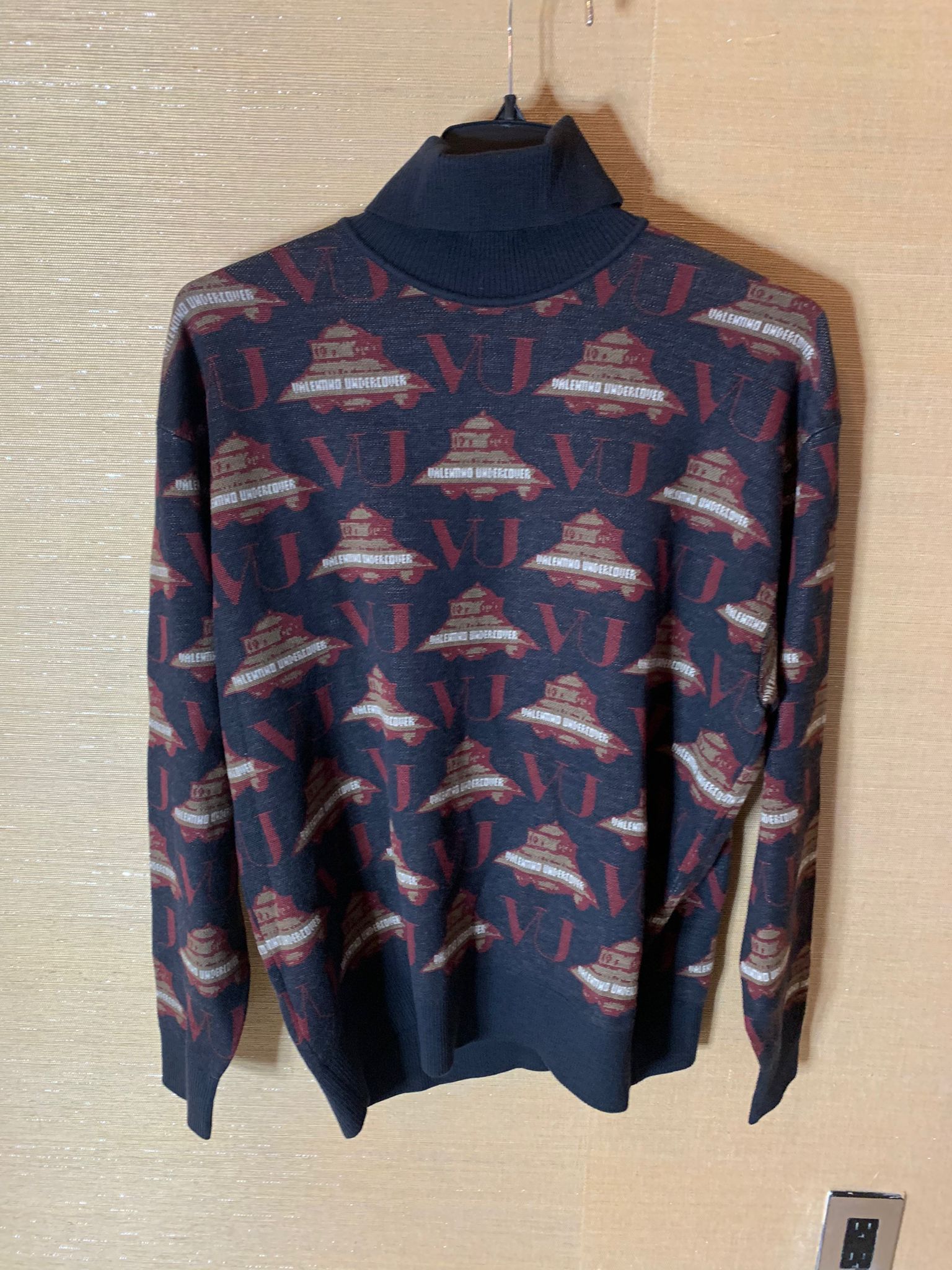 Undercover × Valentino UFO Logo Knitwear in Navy Base Size US L / EU 52-54 / 3 - 4 Thumbnail