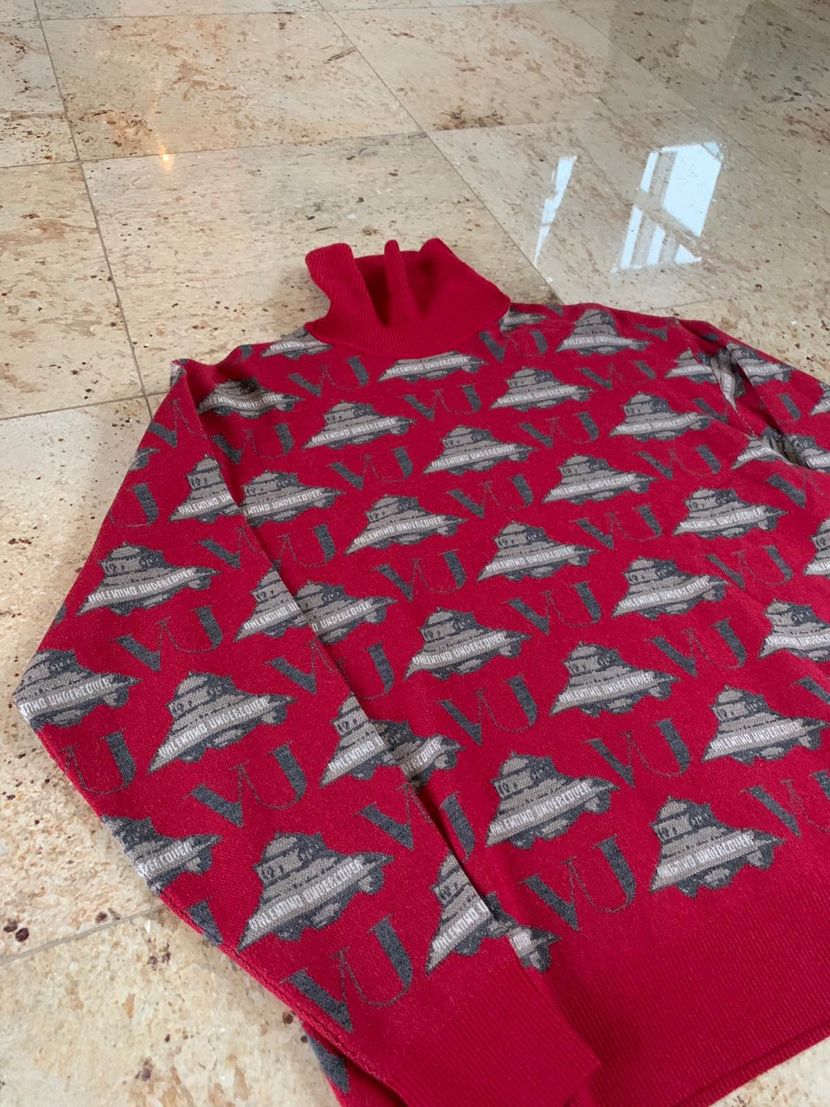 Undercover × Valentino Turtleneck in Red Size US L / EU 52-54 / 3 - 8 Thumbnail