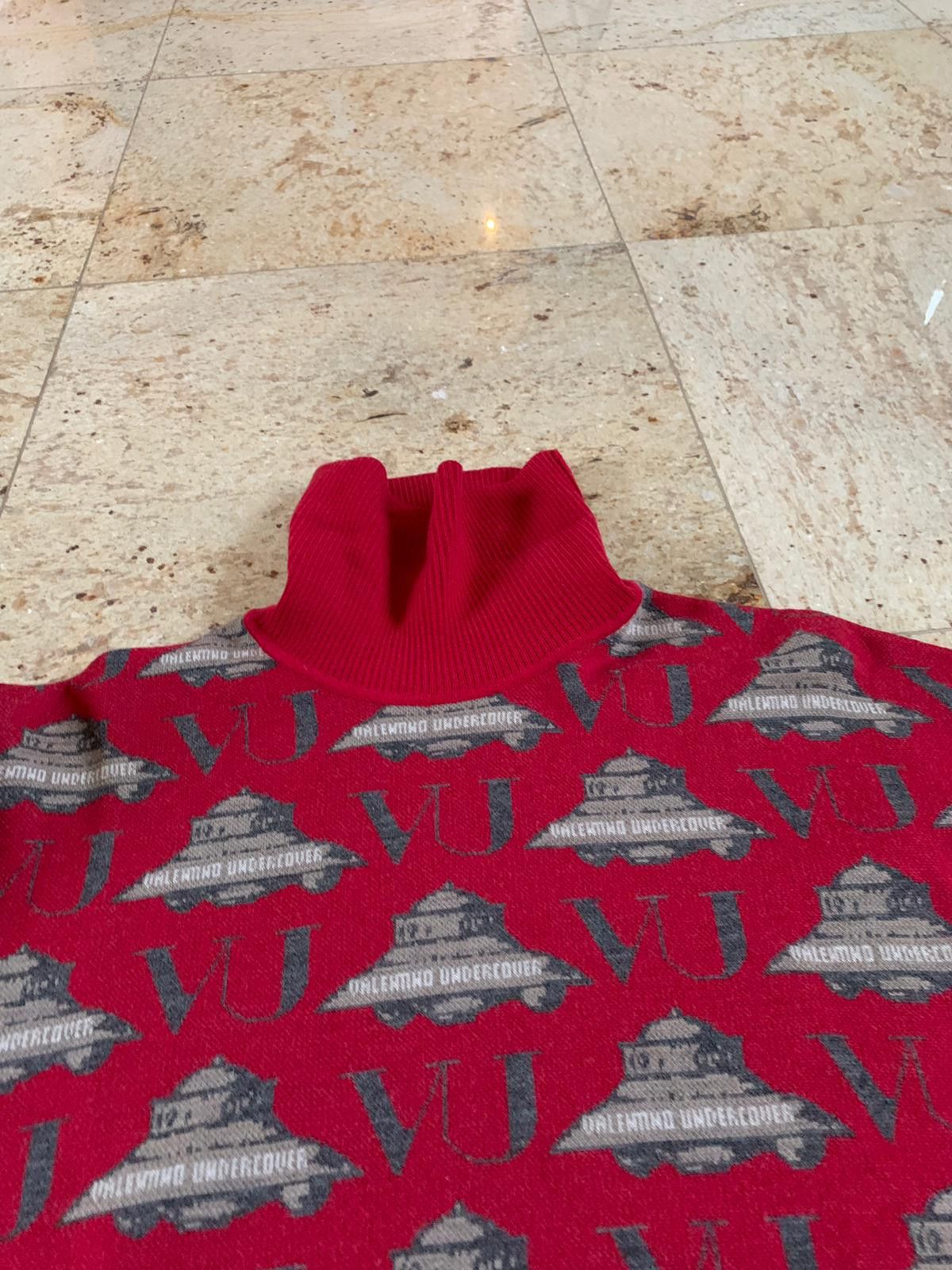 Undercover × Valentino Turtleneck in Red Size US L / EU 52-54 / 3 - 12 Thumbnail