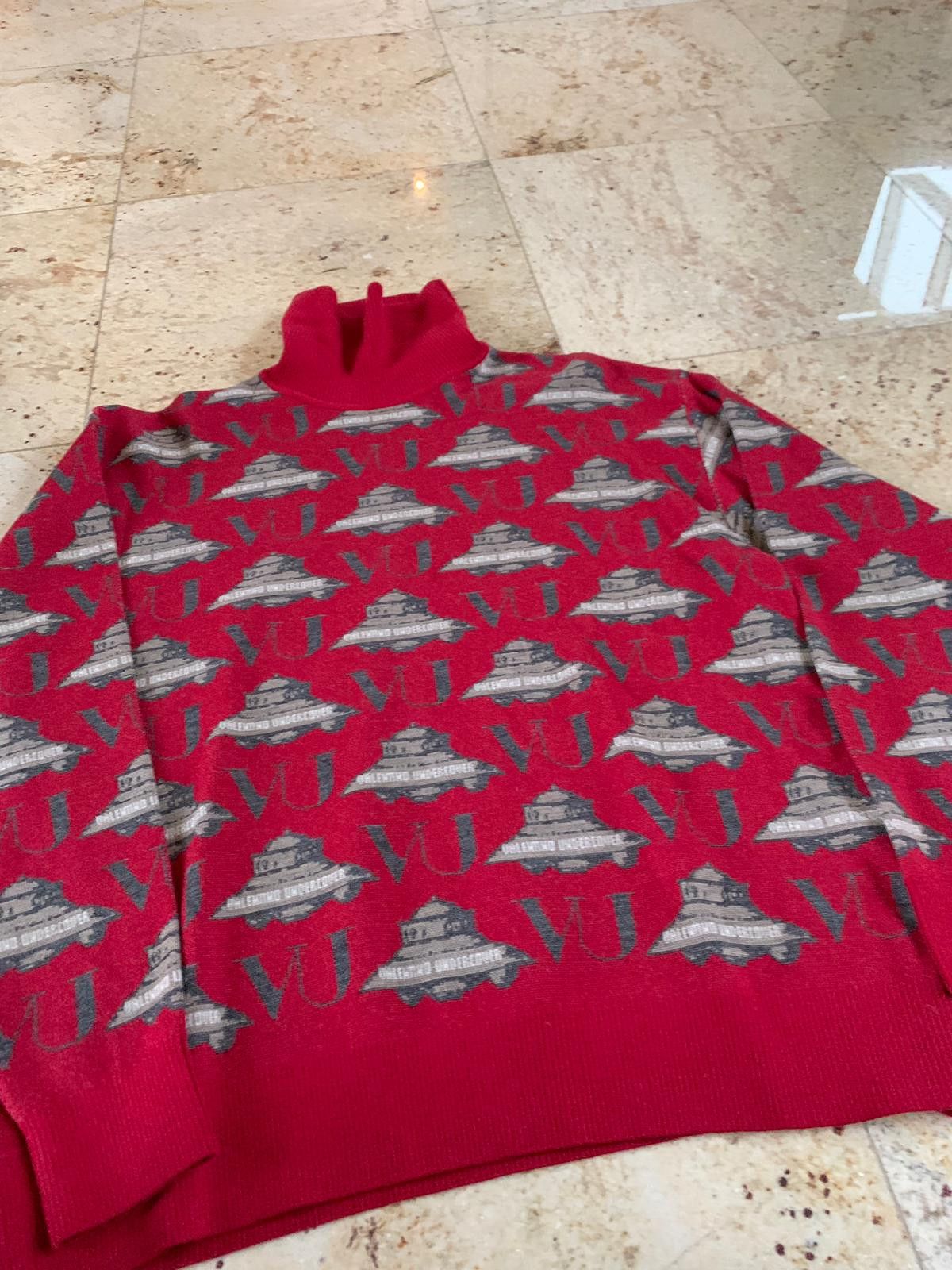 Undercover × Valentino Turtleneck in Red Size US L / EU 52-54 / 3 - 9 Thumbnail