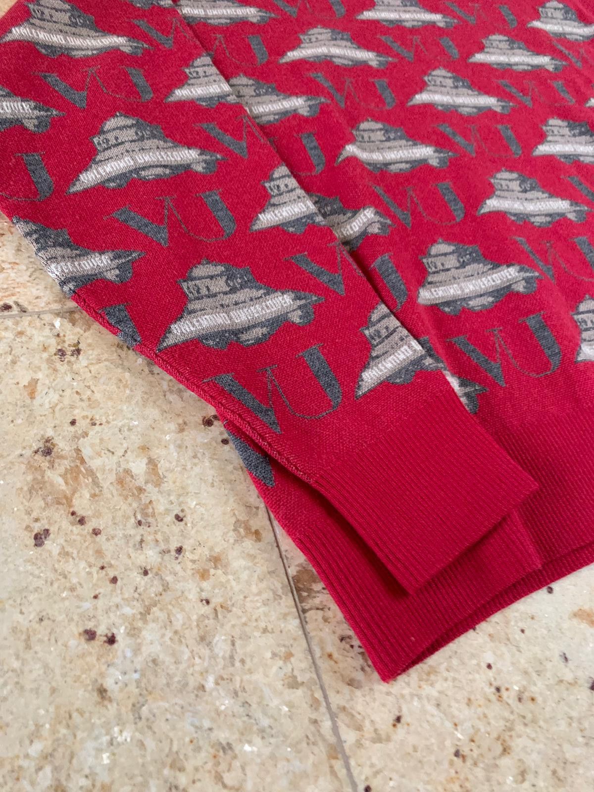 Undercover × Valentino Turtleneck in Red Size US L / EU 52-54 / 3 - 3 Thumbnail