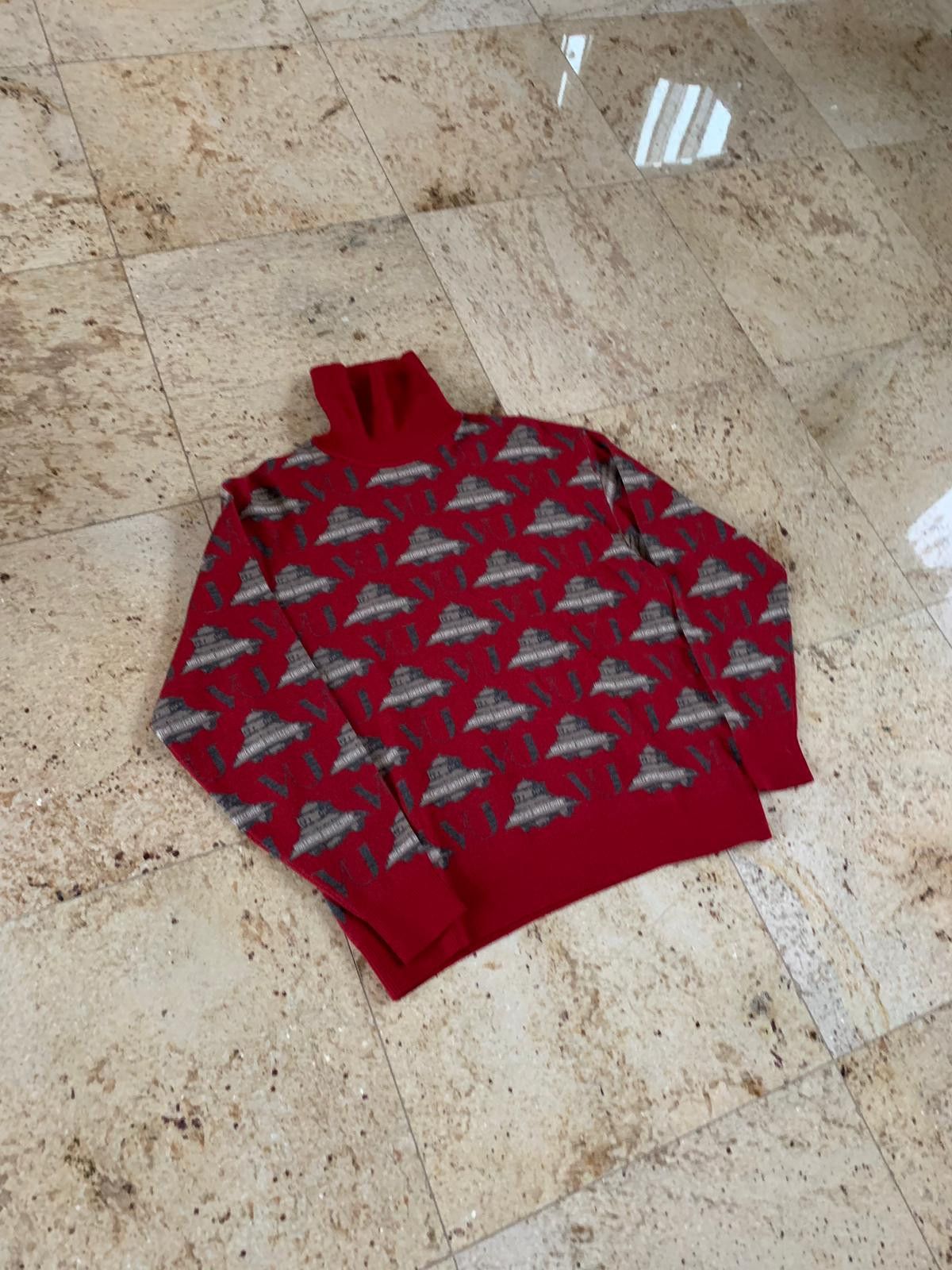 Undercover × Valentino Turtleneck in Red Size US L / EU 52-54 / 3 - 2 Thumbnail