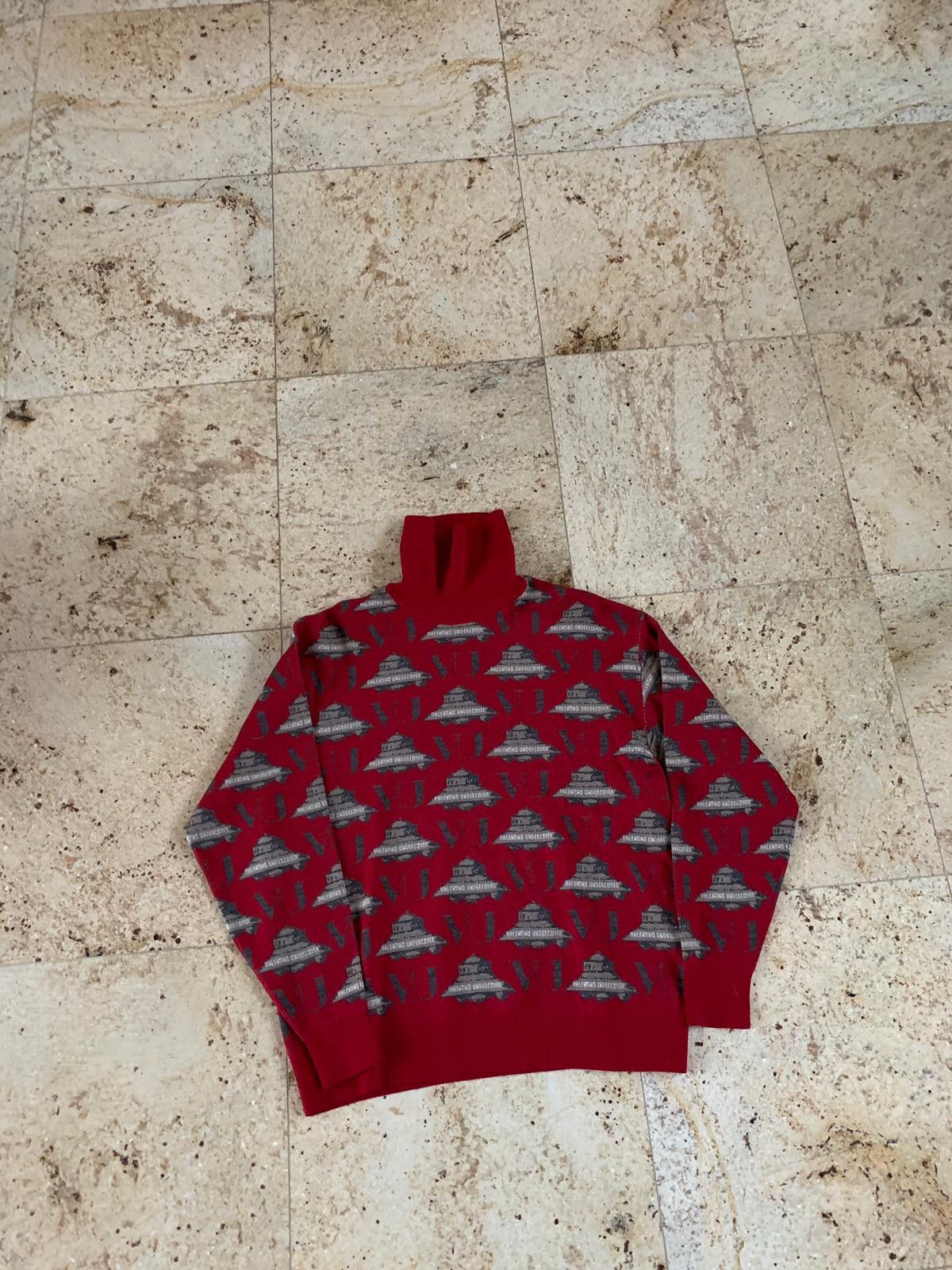 Undercover × Valentino Turtleneck in Red Size US L / EU 52-54 / 3 - 5 Thumbnail