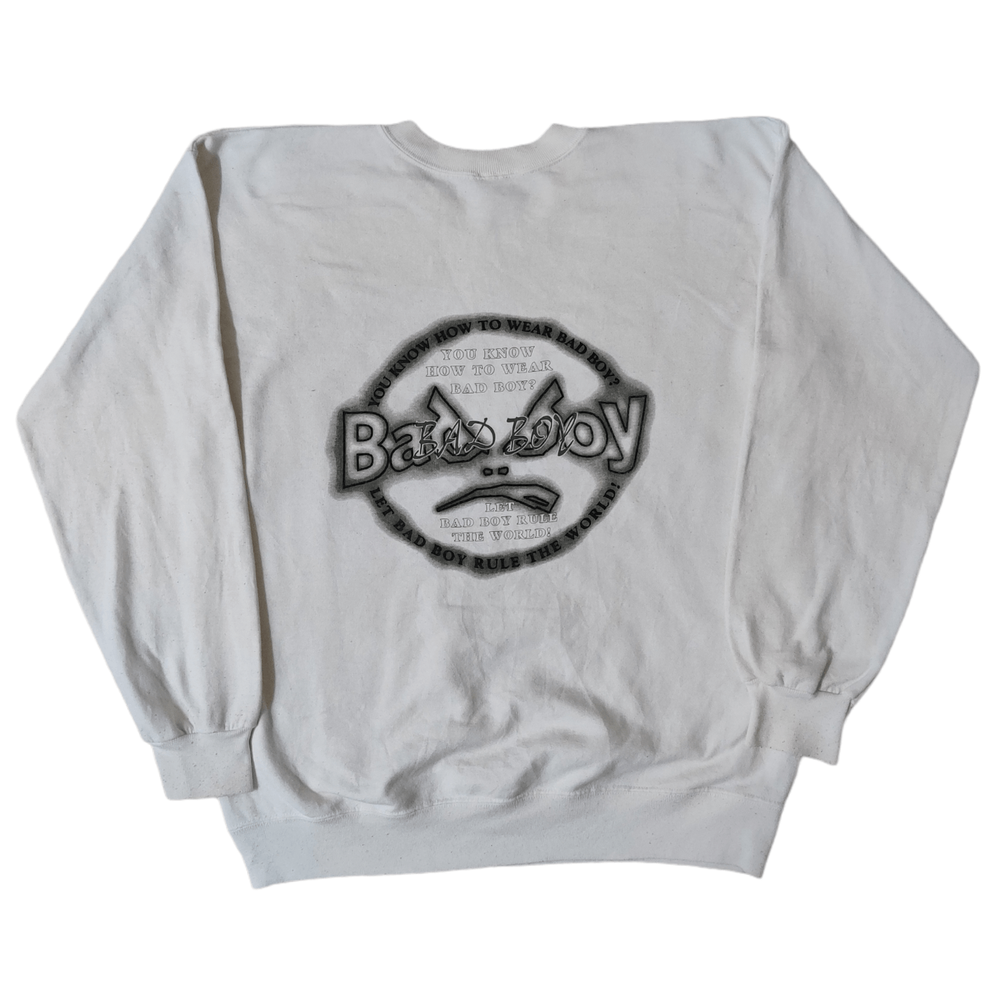 Japanese Brand Vintage Bad Boy Crewneck Sweatshirt Big Angry Face Size US L / EU 52-54 / 3 - 1 Thumbnail