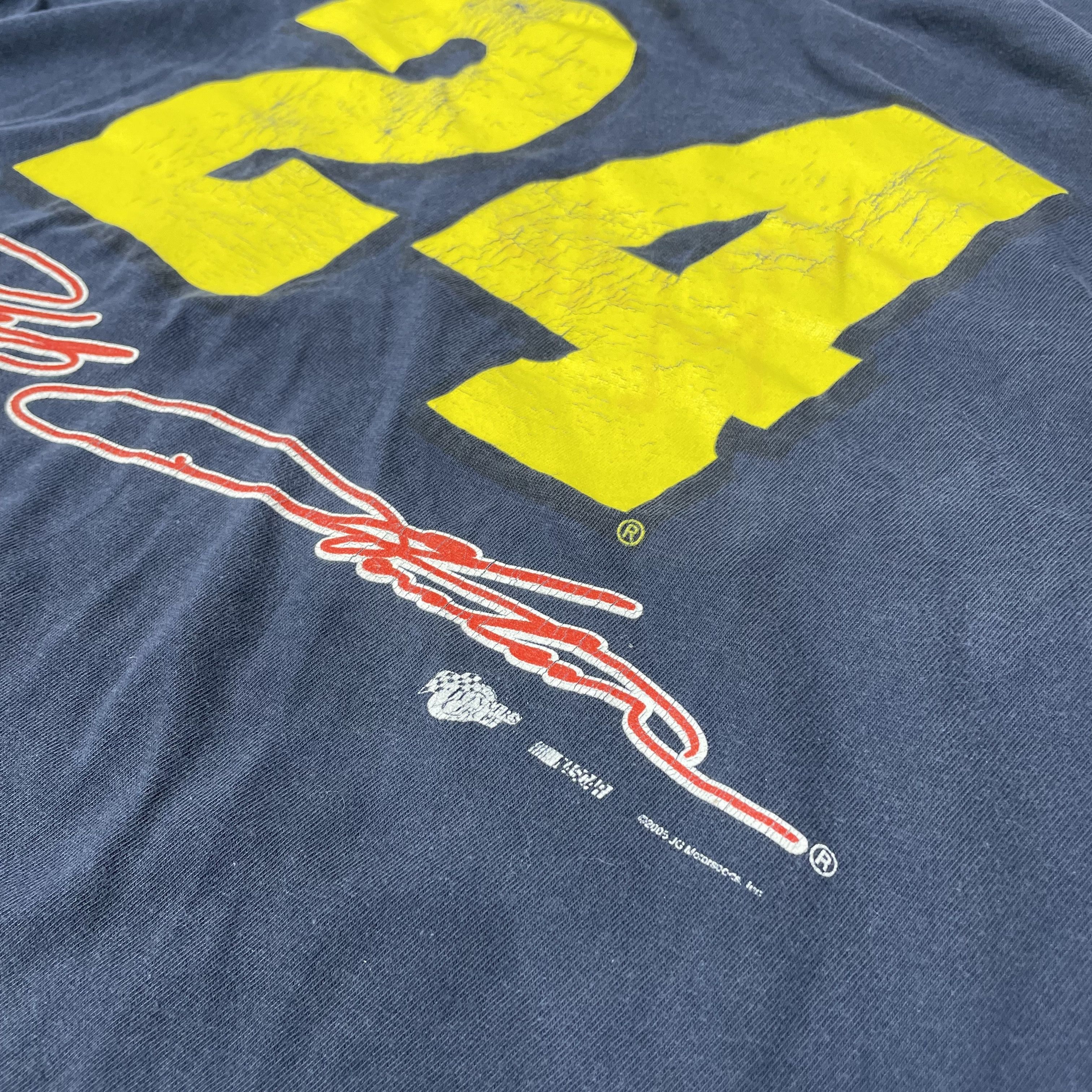 Other Vintage NASCAR T-shirt DU PONT JEFF GORDON #24 90's Size US XL / EU 56 / 4 - 6 Thumbnail