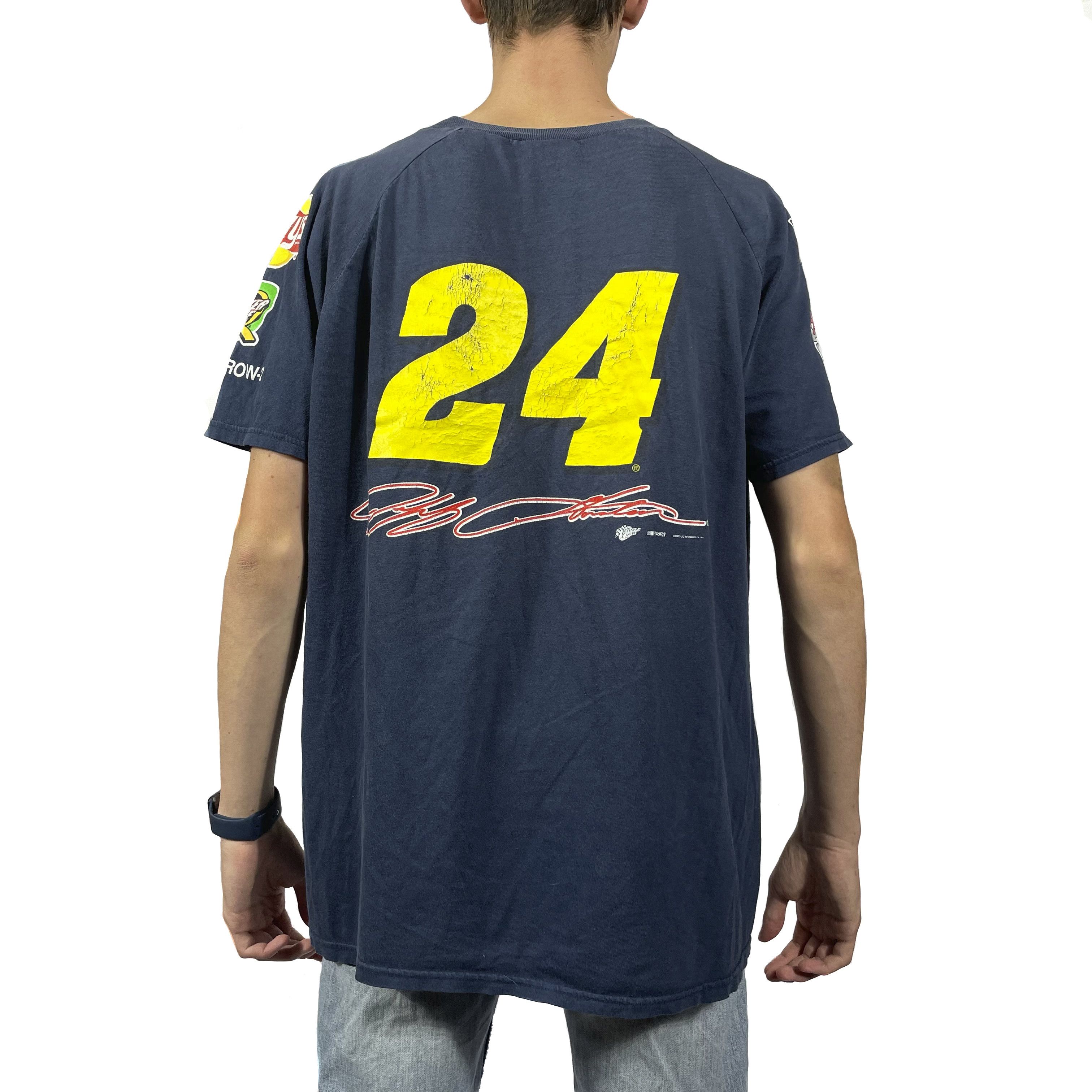 Other Vintage NASCAR T-shirt DU PONT JEFF GORDON #24 90's Size US XL / EU 56 / 4 - 1 Thumbnail