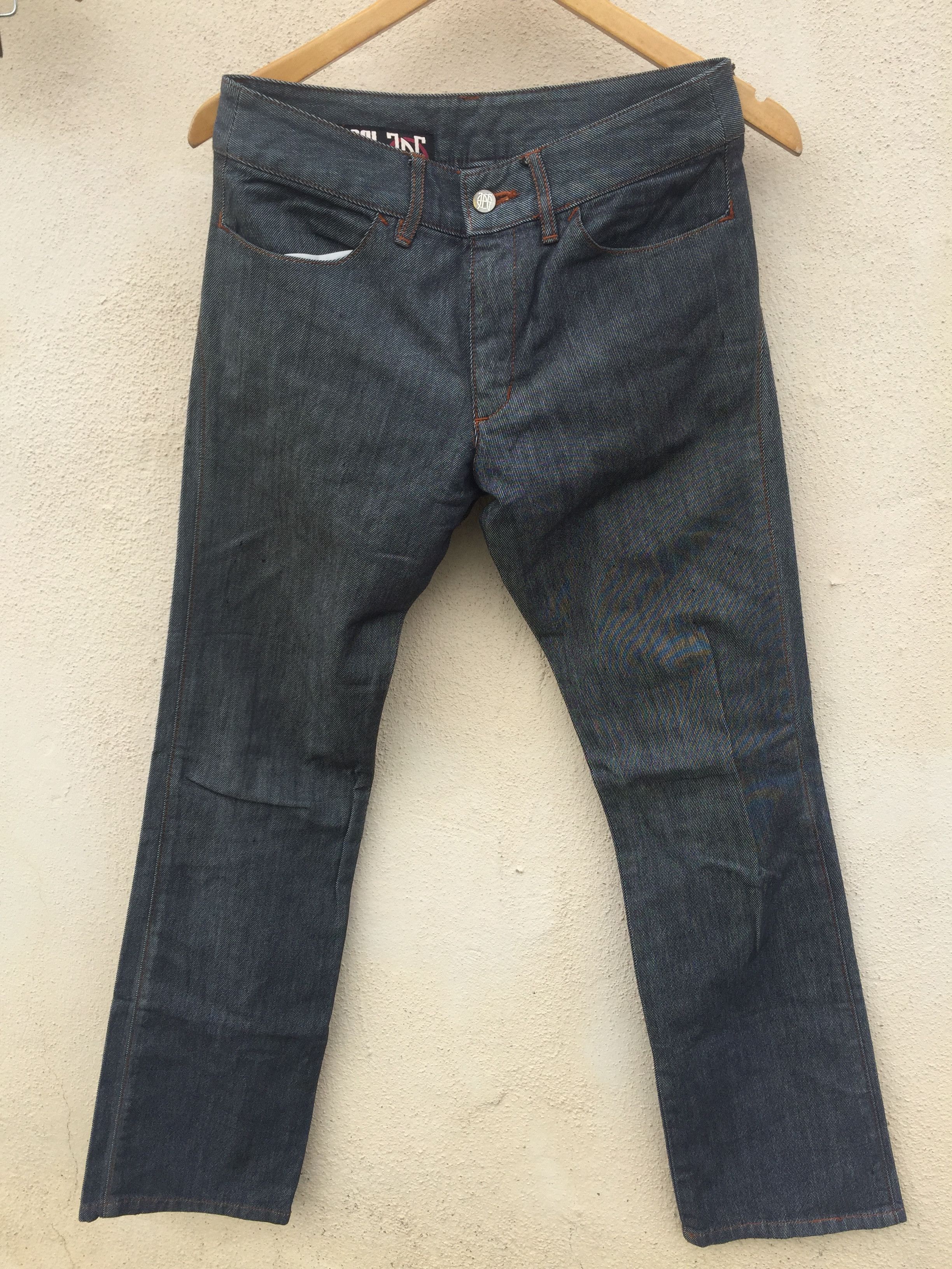 Pre-owned Jean Paul Gaultier Jpg Jean's  Slim Straight In Dark Grey Wash