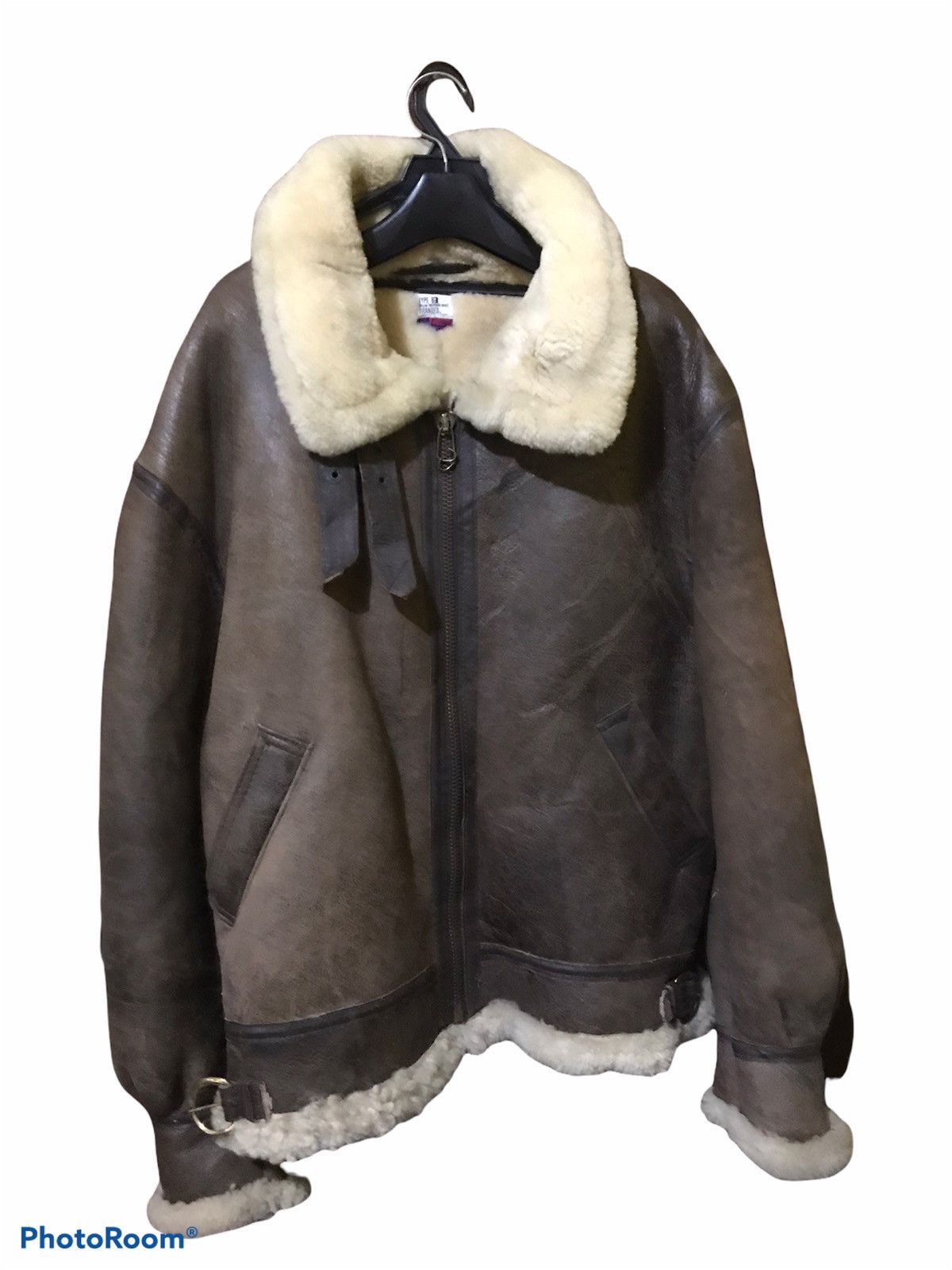 Other Final Drop !! Vintage Orchard Motorcyle B3 Sheepskin Jacket Size US L / EU 52-54 / 3 - 1 Thumbnail