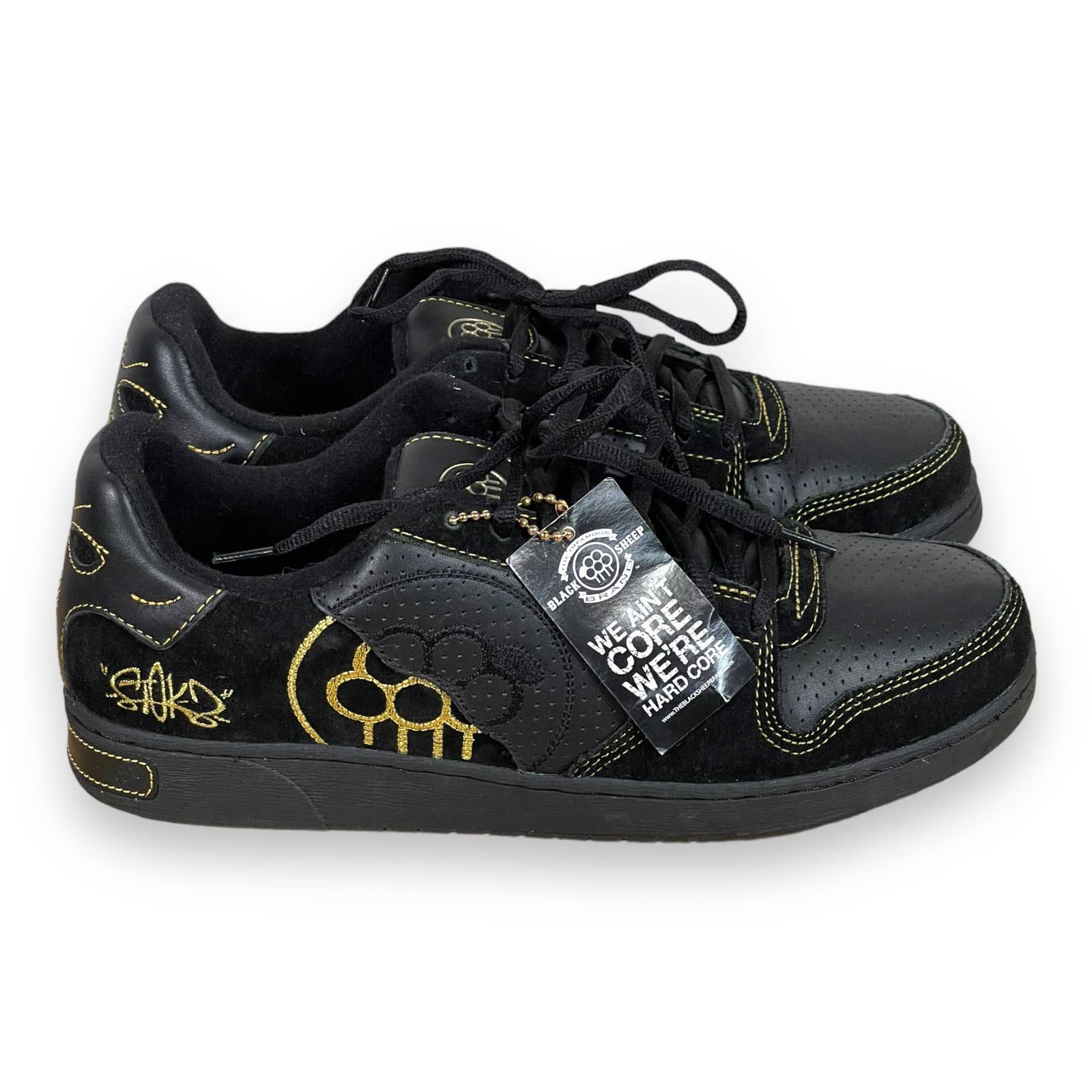 CLASSIC SNEAKERS IN BLACK SHEEPSKIN