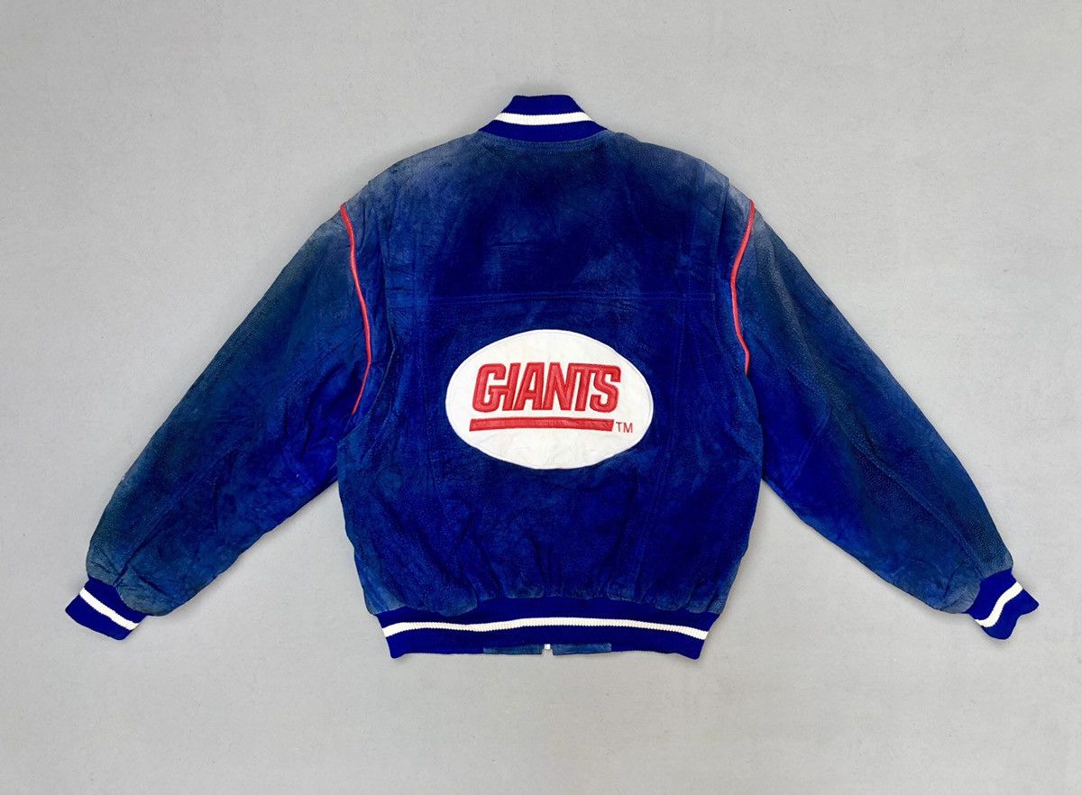 Leather × Vintage Vtg American Football Club Giants Varsity Leather Jackets Size US M / EU 48-50 / 2 - 1 Thumbnail