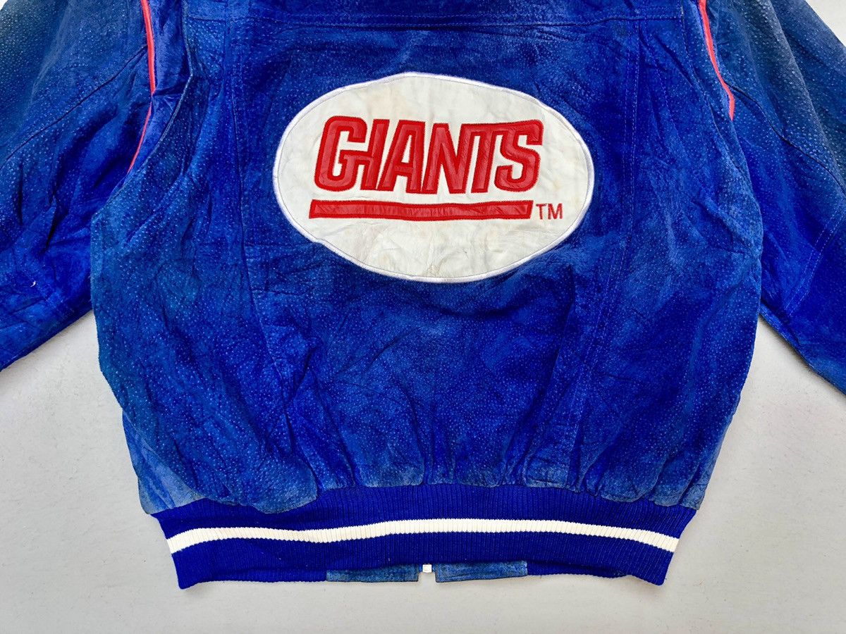 Leather × Vintage Vtg American Football Club Giants Varsity Leather Jackets Size US M / EU 48-50 / 2 - 4 Thumbnail