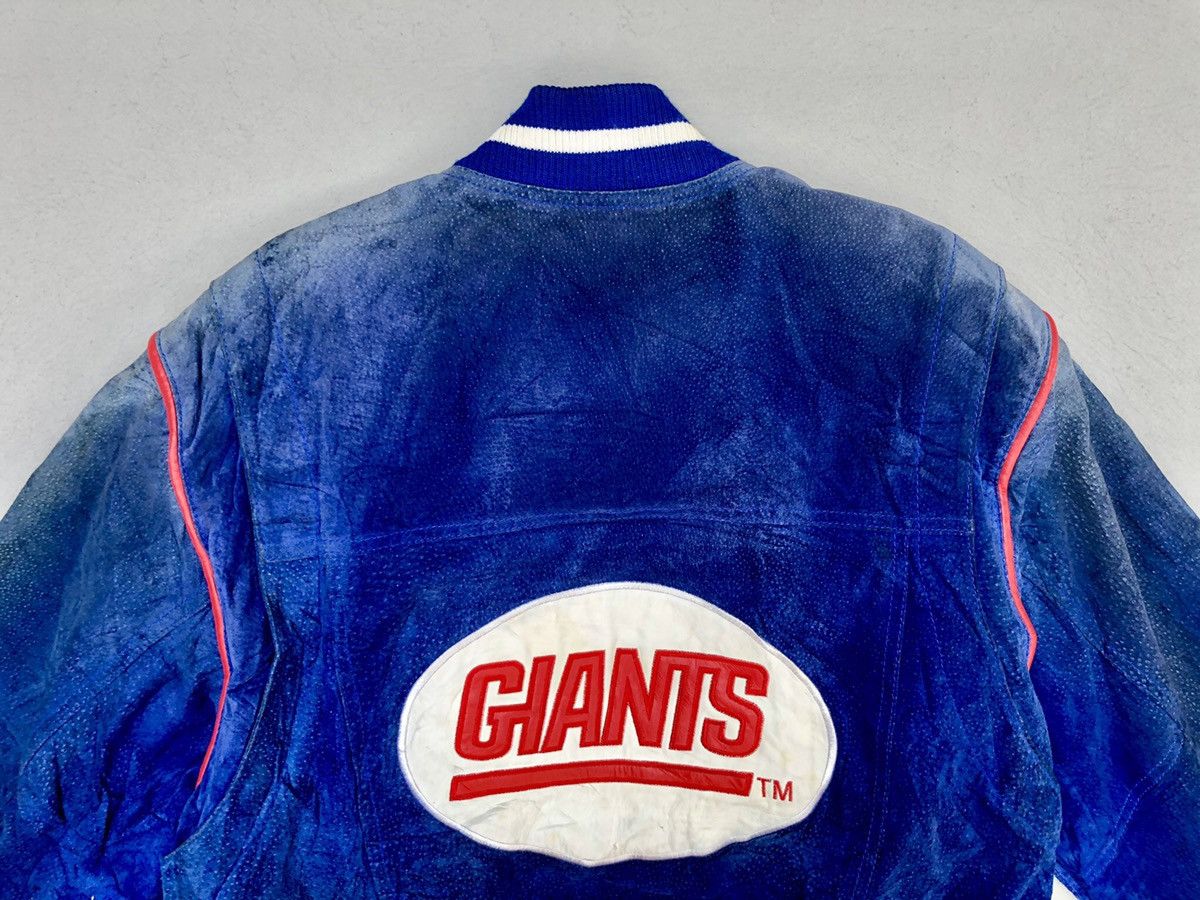 Leather × Vintage Vtg American Football Club Giants Varsity Leather Jackets Size US M / EU 48-50 / 2 - 3 Thumbnail