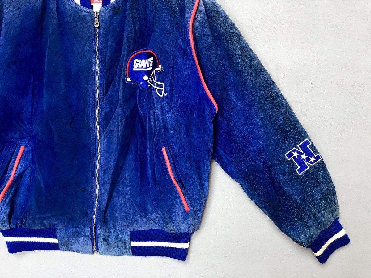 Leather × Vintage Vtg American Football Club Giants Varsity Leather Jackets Size US M / EU 48-50 / 2 - 8 Thumbnail