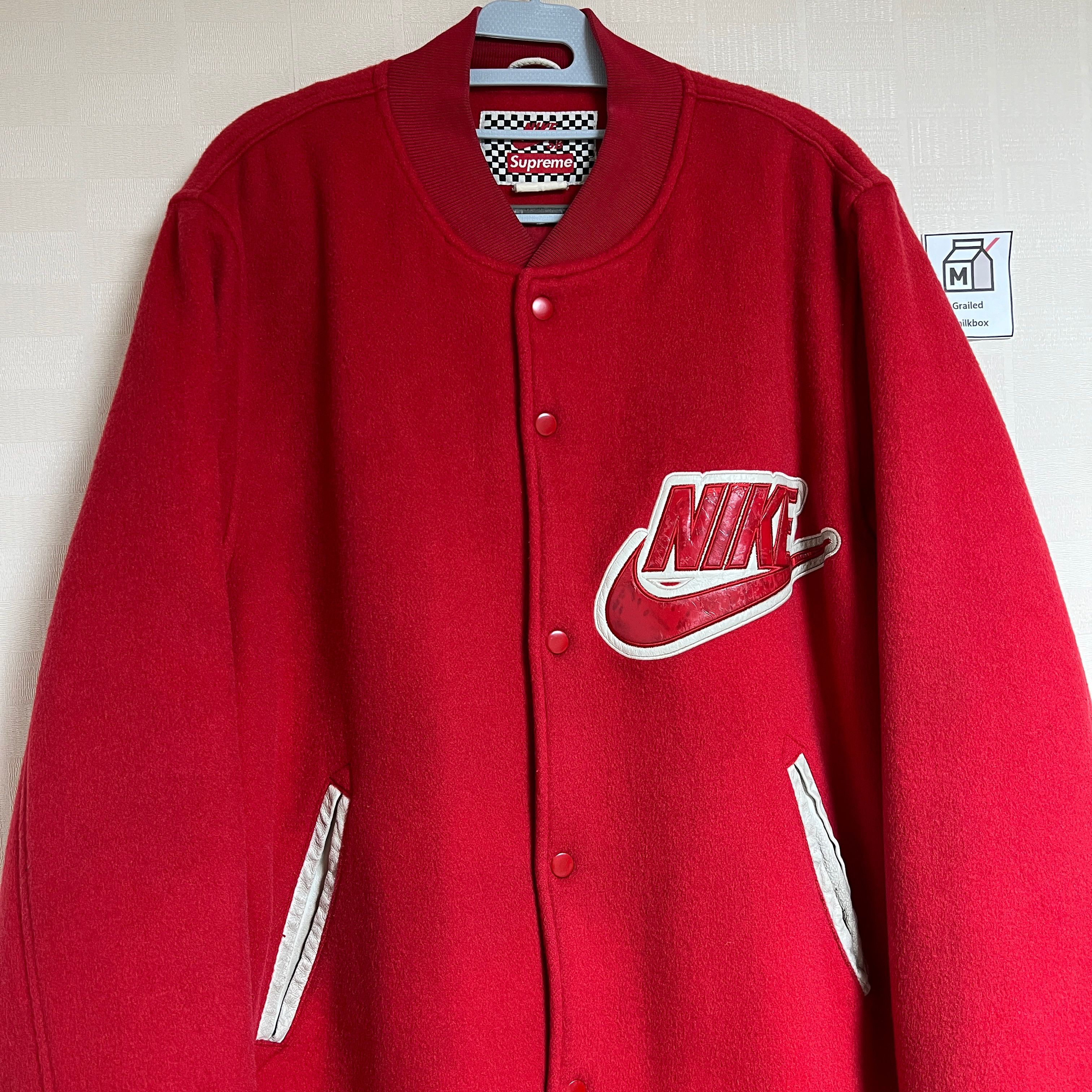 Nike SB x Supreme Varsity Jacket 2007 - Blue - Sz Large | eBay
