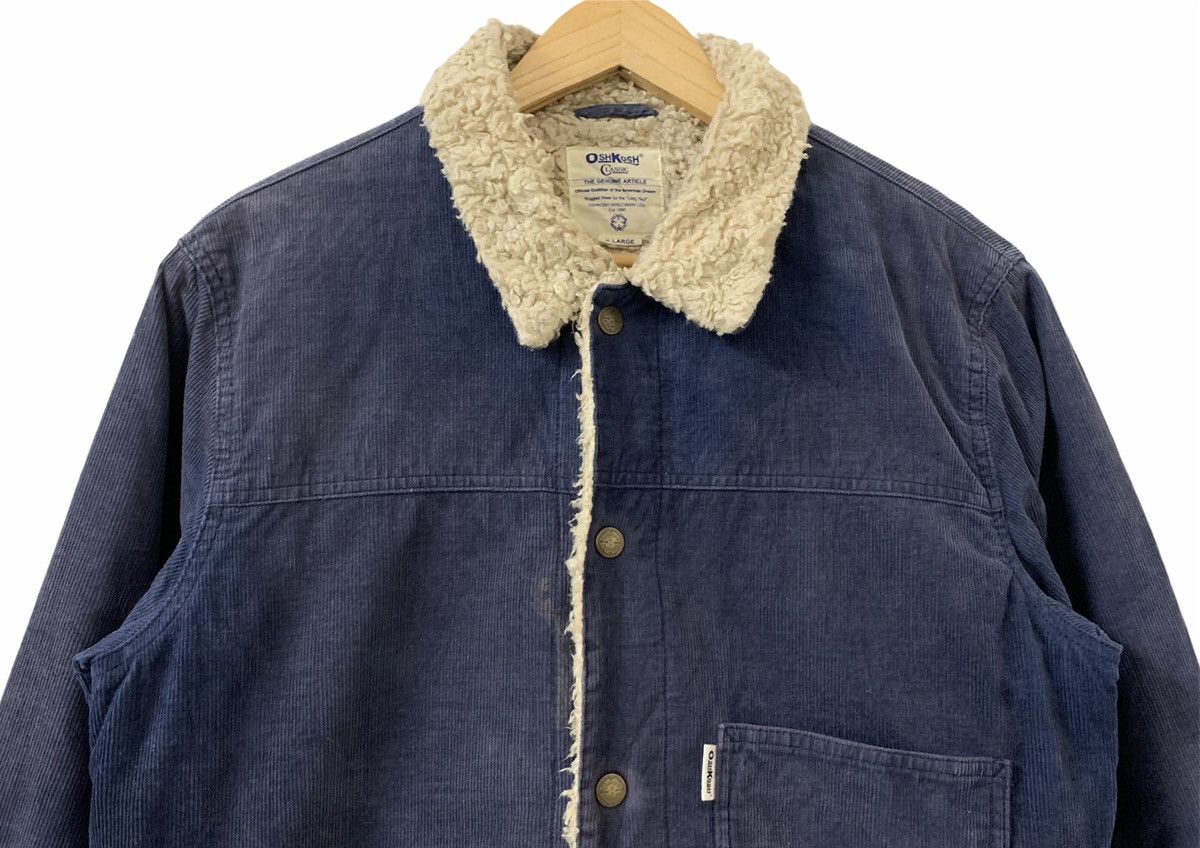 Oshkosh Oshkosh Classic Corduroy Shearling Trucker Jacket Size US M / EU 48-50 / 2 - 2 Thumbnail