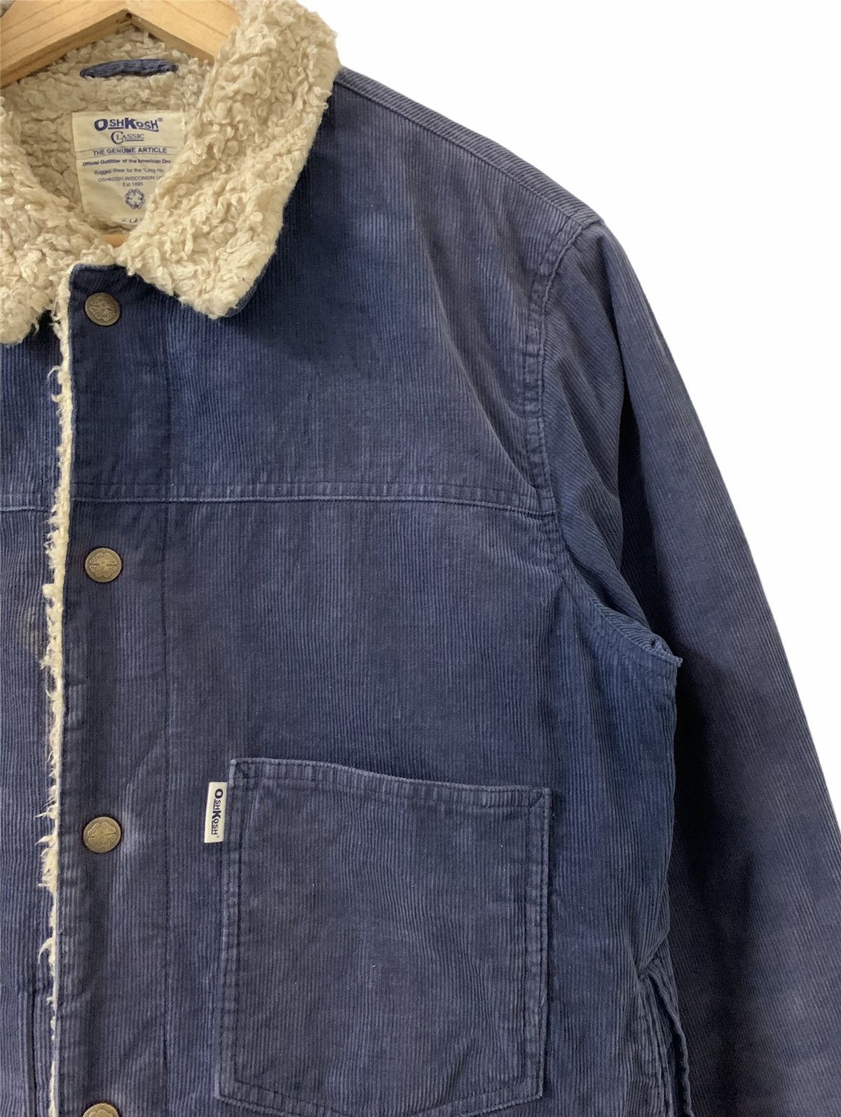 Oshkosh Oshkosh Classic Corduroy Shearling Trucker Jacket Size US M / EU 48-50 / 2 - 3 Thumbnail