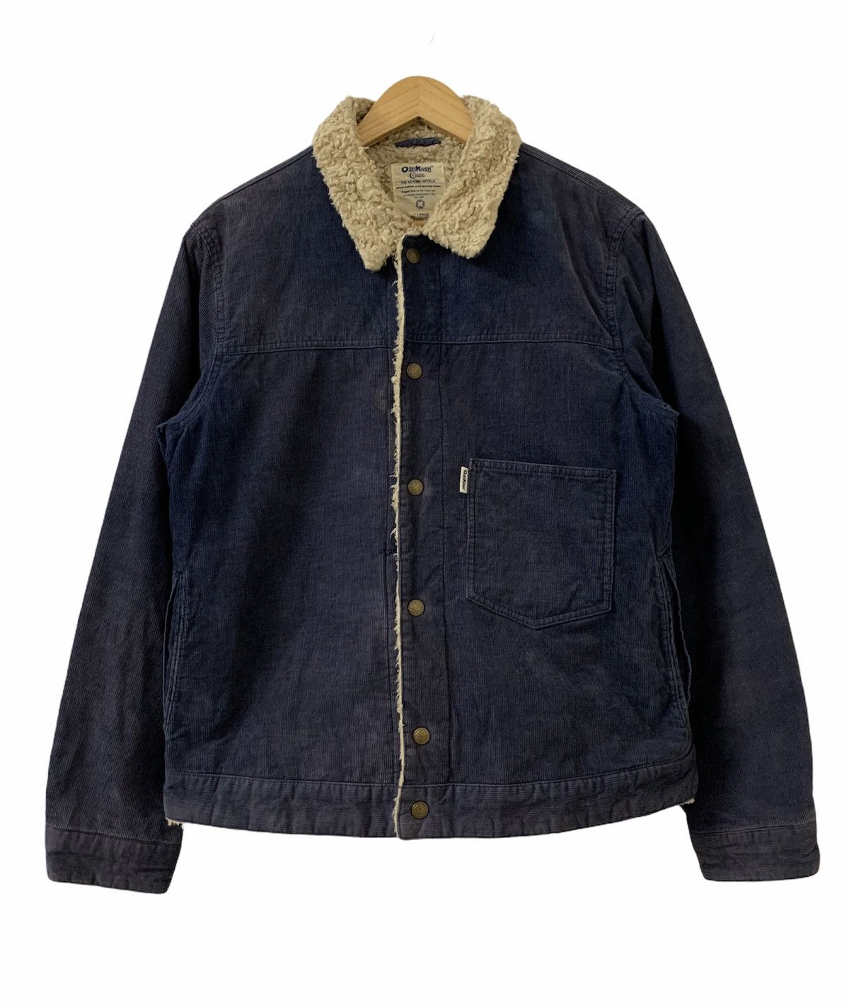 Oshkosh Oshkosh Classic Corduroy Shearling Trucker Jacket Size US M / EU 48-50 / 2 - 1 Thumbnail