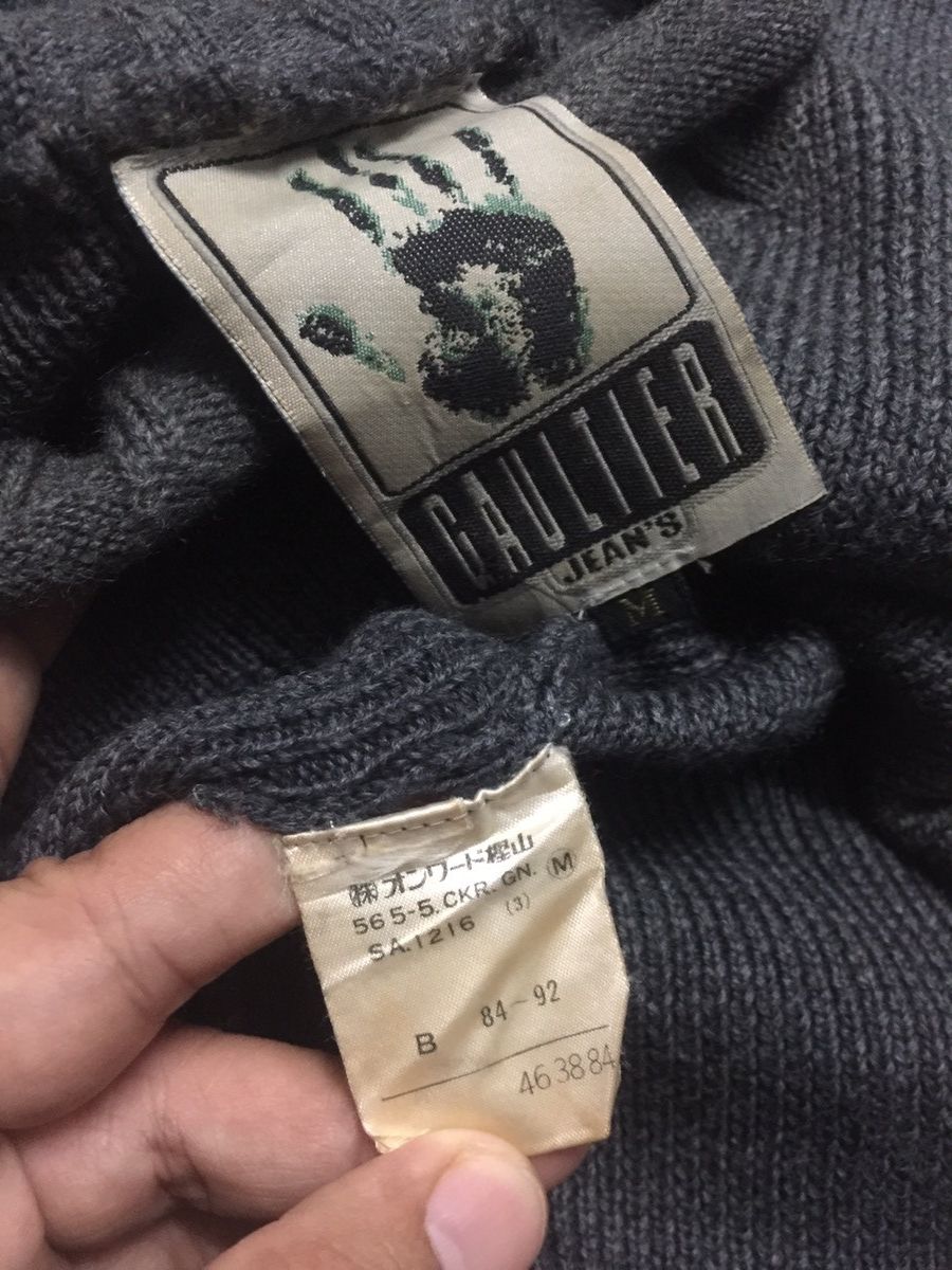 Jean Paul Gaultier RARE 💥 JEAN PAUL GAULTIER Turtleneck Knitwear Slim fit Size US M / EU 48-50 / 2 - 10 Thumbnail