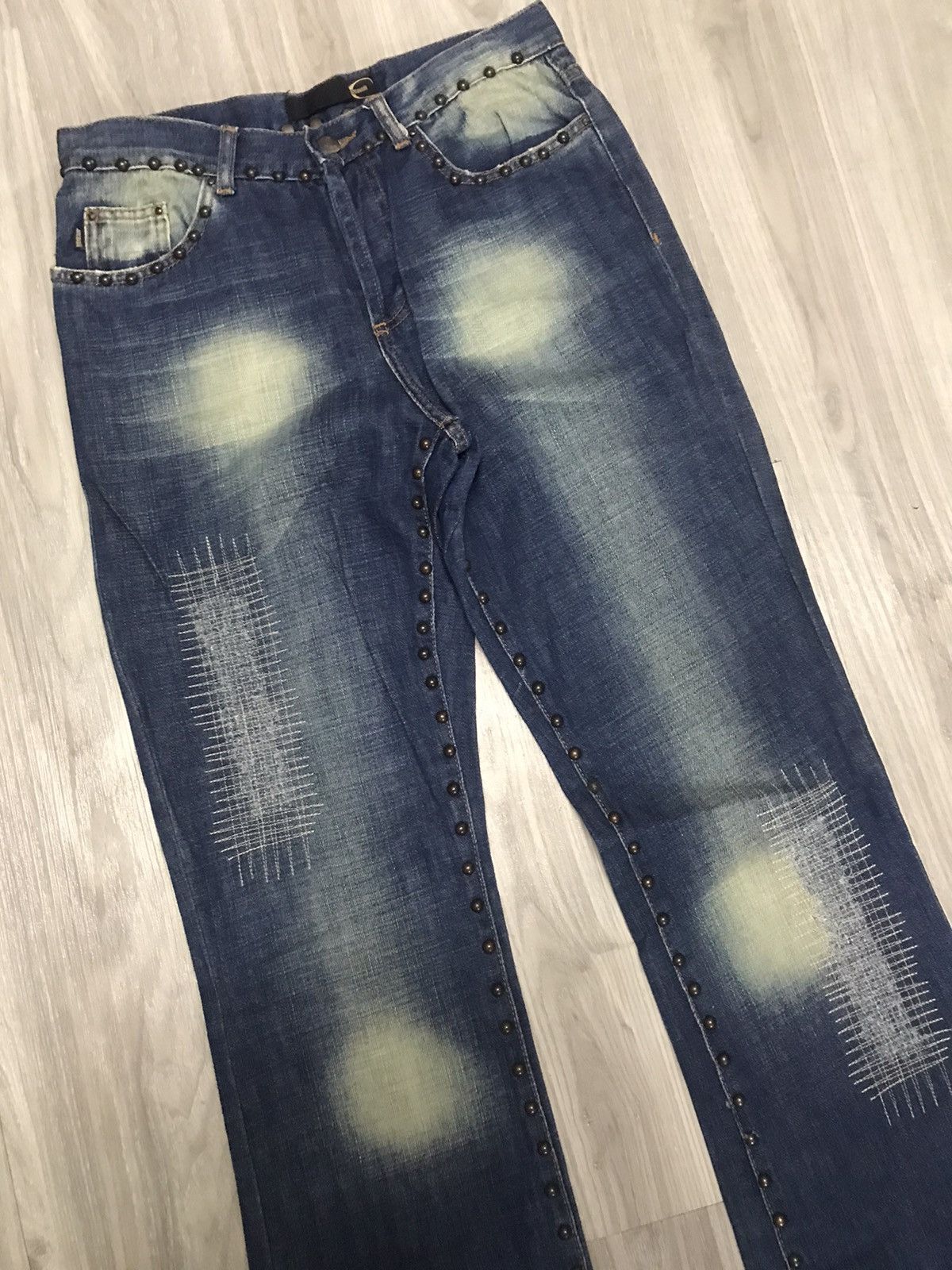 Just Cavalli Just Cavalli Flare Studded Jeans Size US 30 / EU 46 - 4 Thumbnail